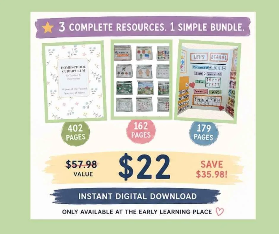 Preschool bundle at home