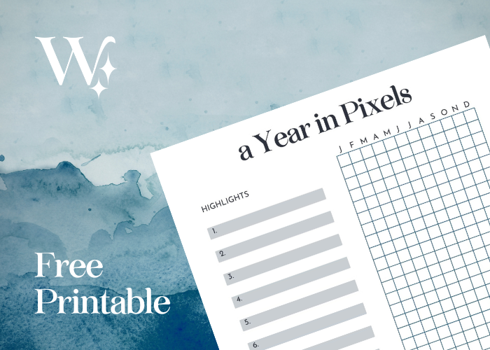 Introducing "A Year in Pixels": Your Free Mood Tracking Printable