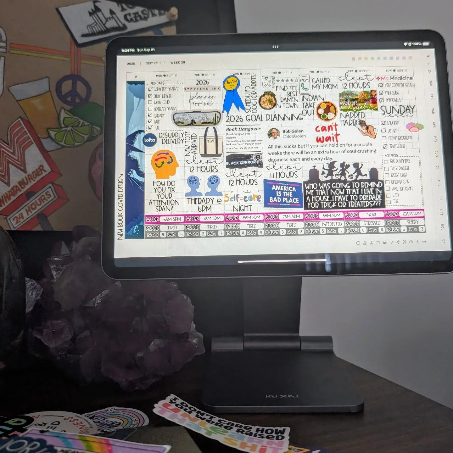 New planner week = one of my favorite weeks of the year. As soon as it lands, my hyperfocus flips to the future&mdash;picking stickers out for the cover, sketching next-year goals and projects, dreaming big. That forward energy helped me finally tack