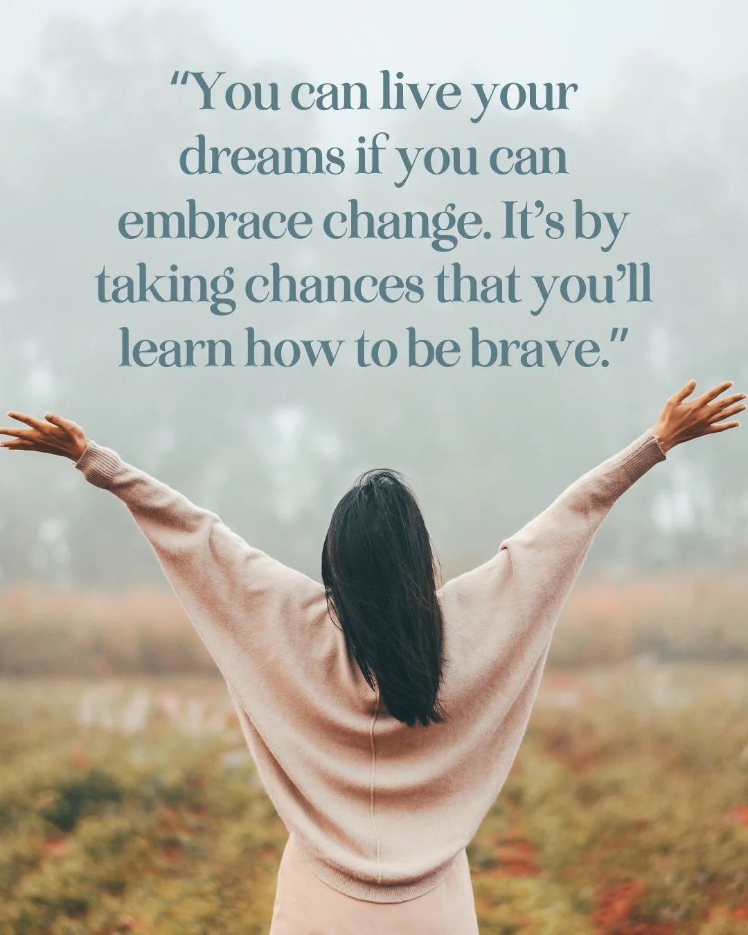 Change is the doorway to the life you want. Brave isn&rsquo;t born, it&rsquo;s built by taking small chances on purpose. ✨⁠
⁠
This week I&rsquo;m choosing intentional action. I'm hitting publish, sending the pitch, and moving one step closer to the l