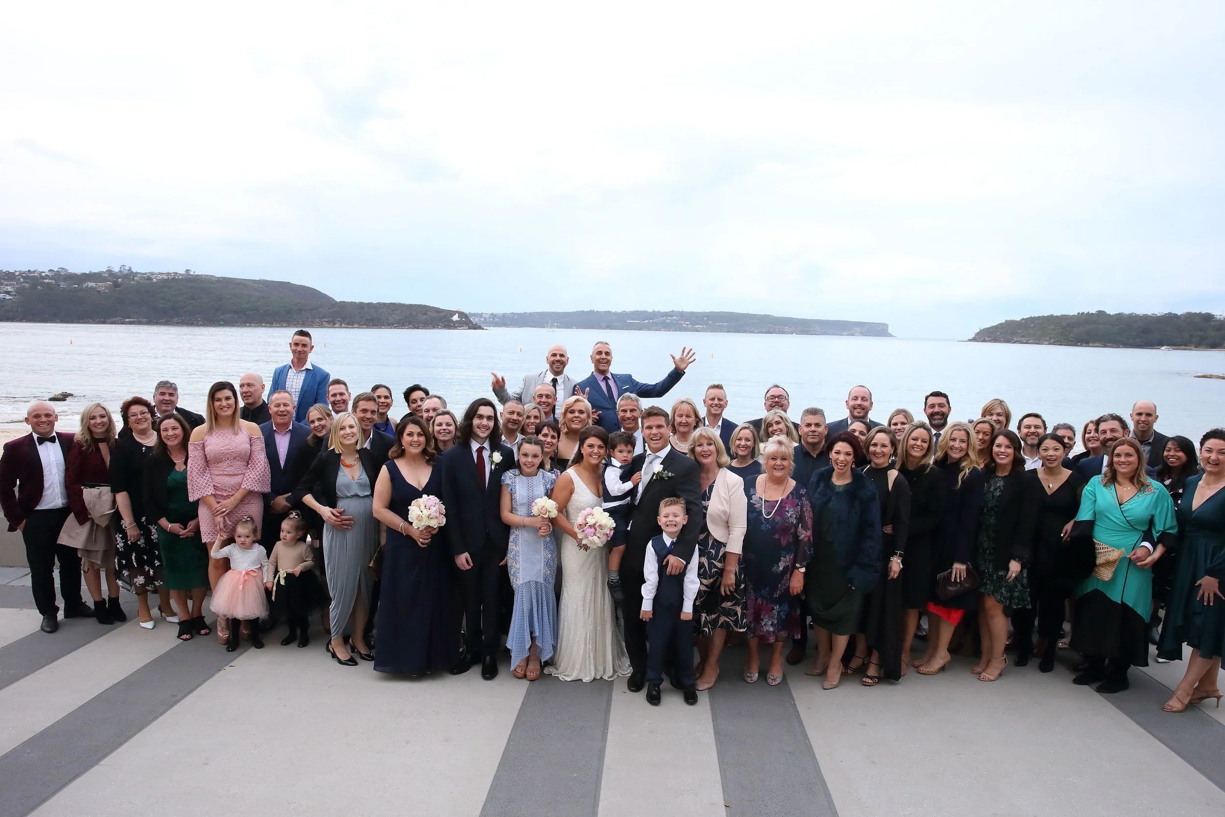 Group wedding photo in Balmoral