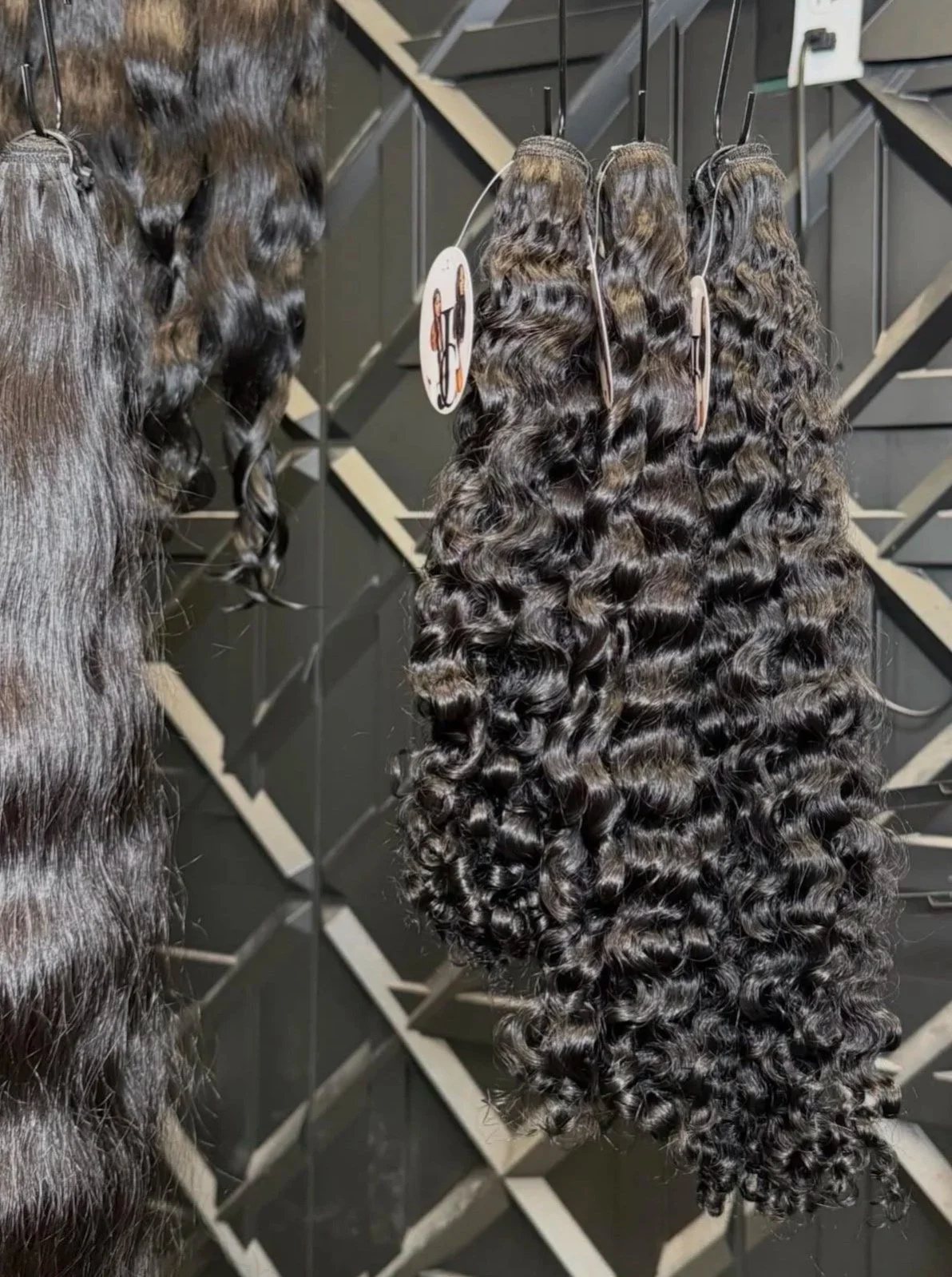 Jet Black Indian Curly Extensions (Pre-order)