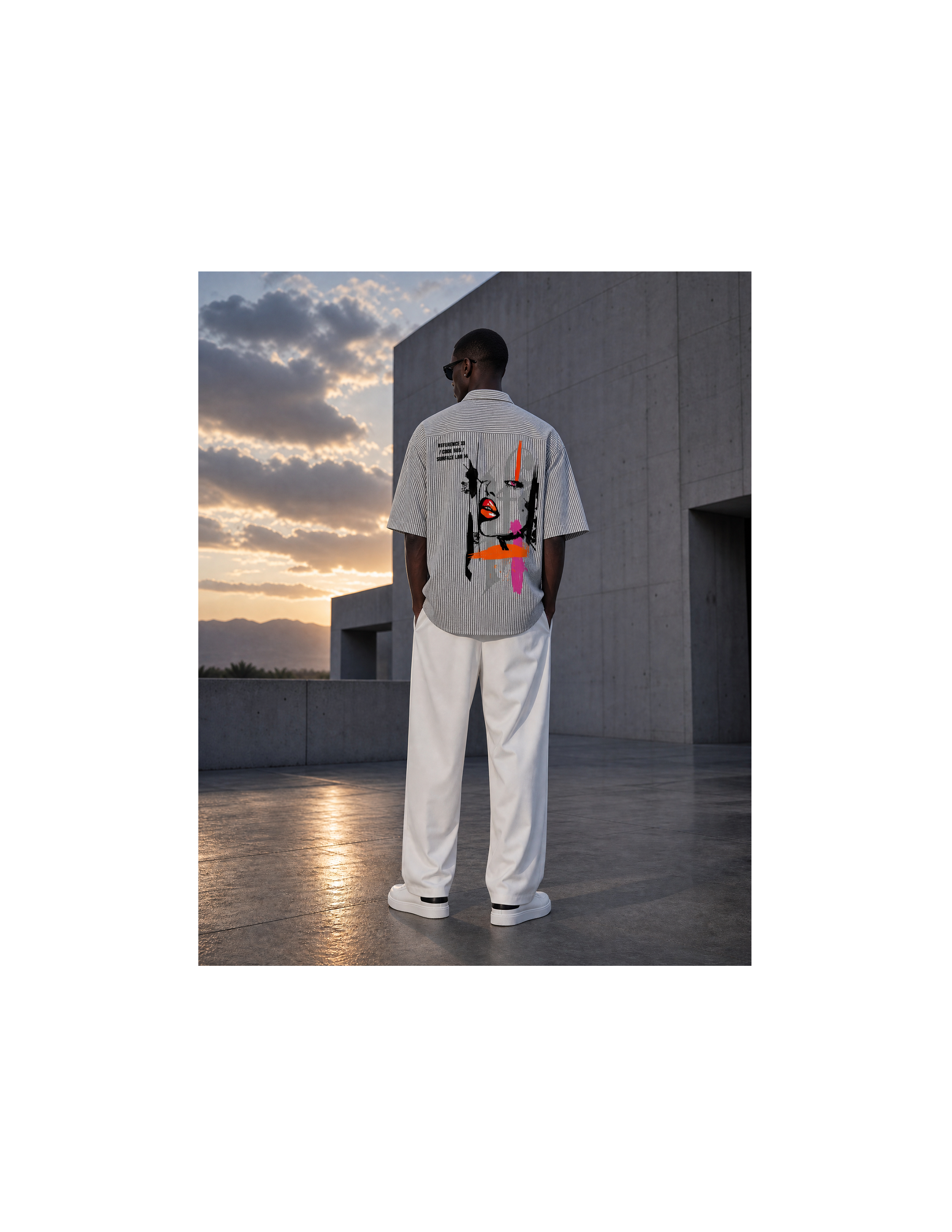 Short Sleeve pink lady male back.png