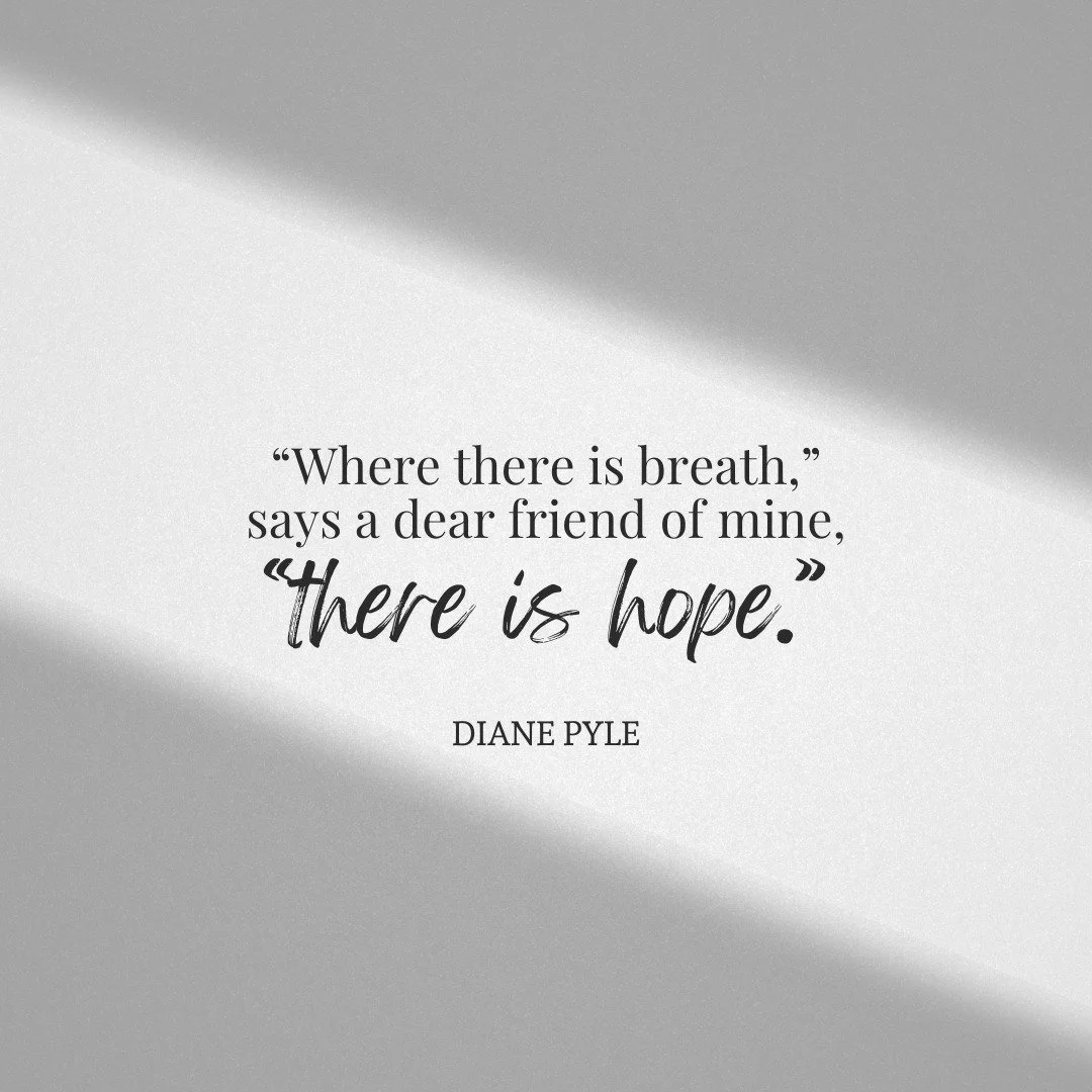 No matter how heavy the past or how uncertain the future feels, God&rsquo;s mercy meets us in every breath we take. As long as you&rsquo;re breathing, hope is alive.