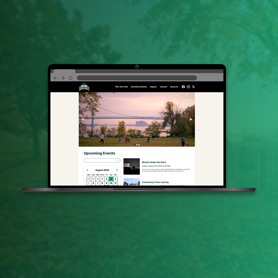 Penn Treaty Park Website