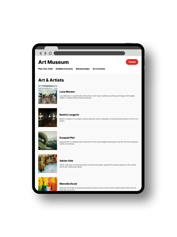 Tablet Web Mockup - Artists.png