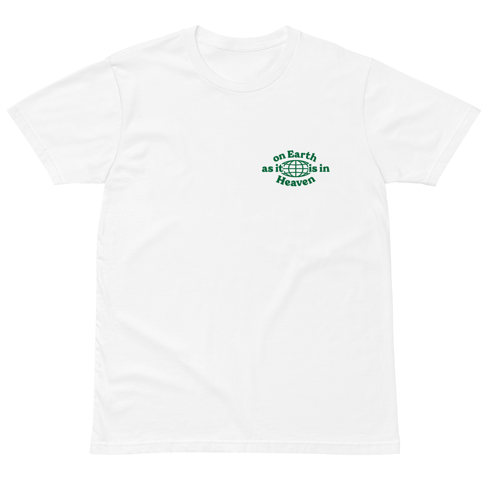On Earth as it is in Heaven | Green Print Tee