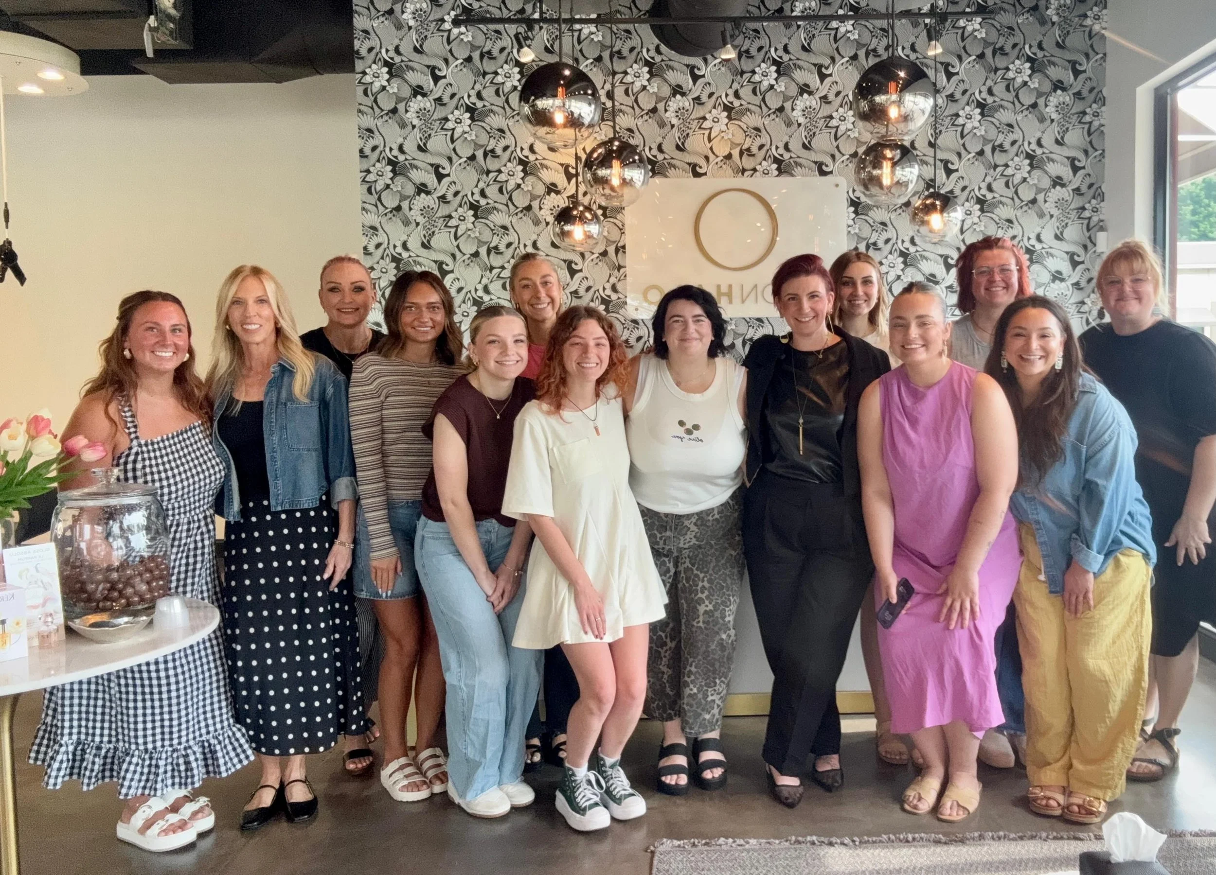 Loreal Professional artist, Jen Okpara visited us from Wichita, Kansas, and taught such a great class on French Blending🫶🏻 A tool we already use but learned new techniques to create and offer the best services for our guests. 
As always, thank you,