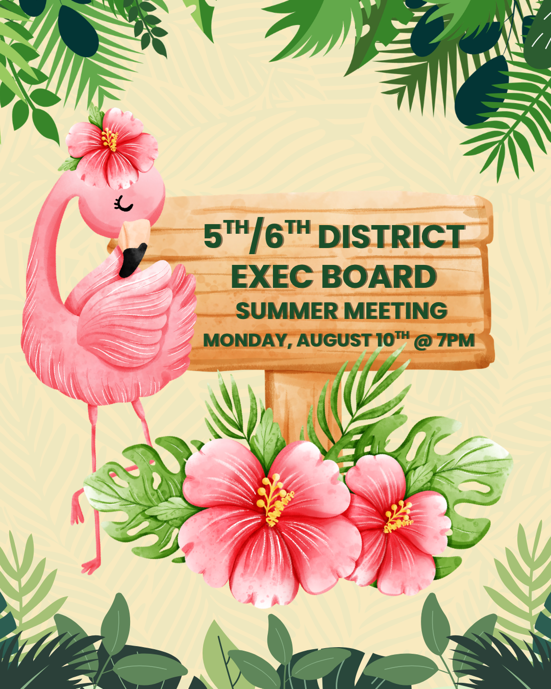 5th/6th District Exec Board Summer Meeting