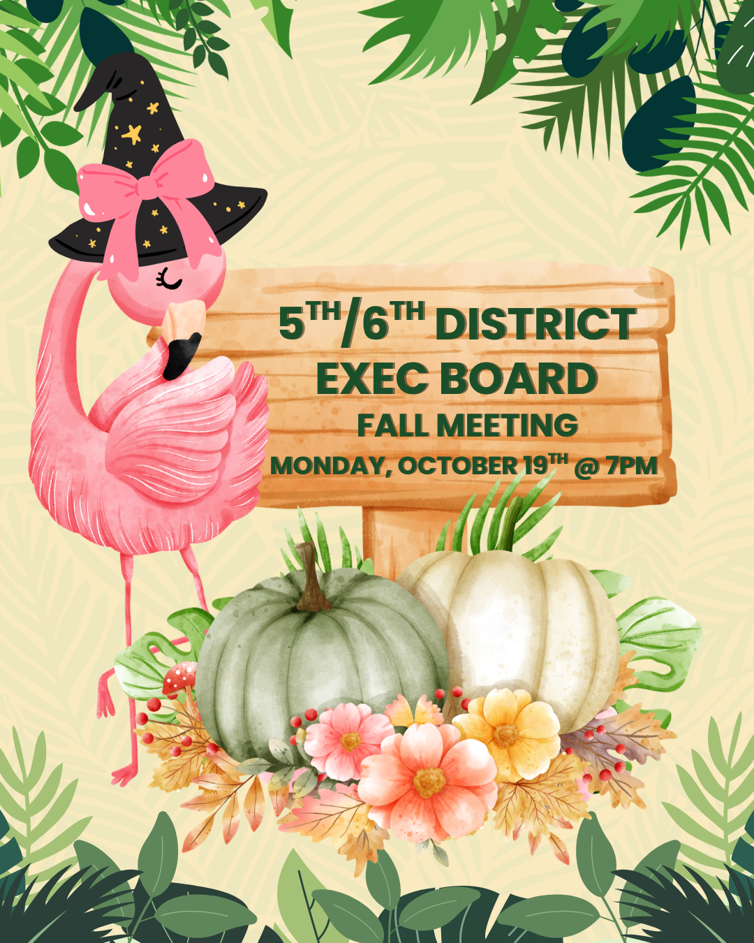 5th/6th District Exec Board Fall Meeting