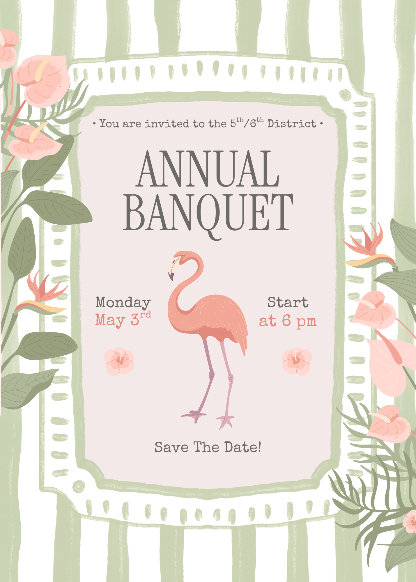 Save the Date! 5th/6th District Annual Banquet
