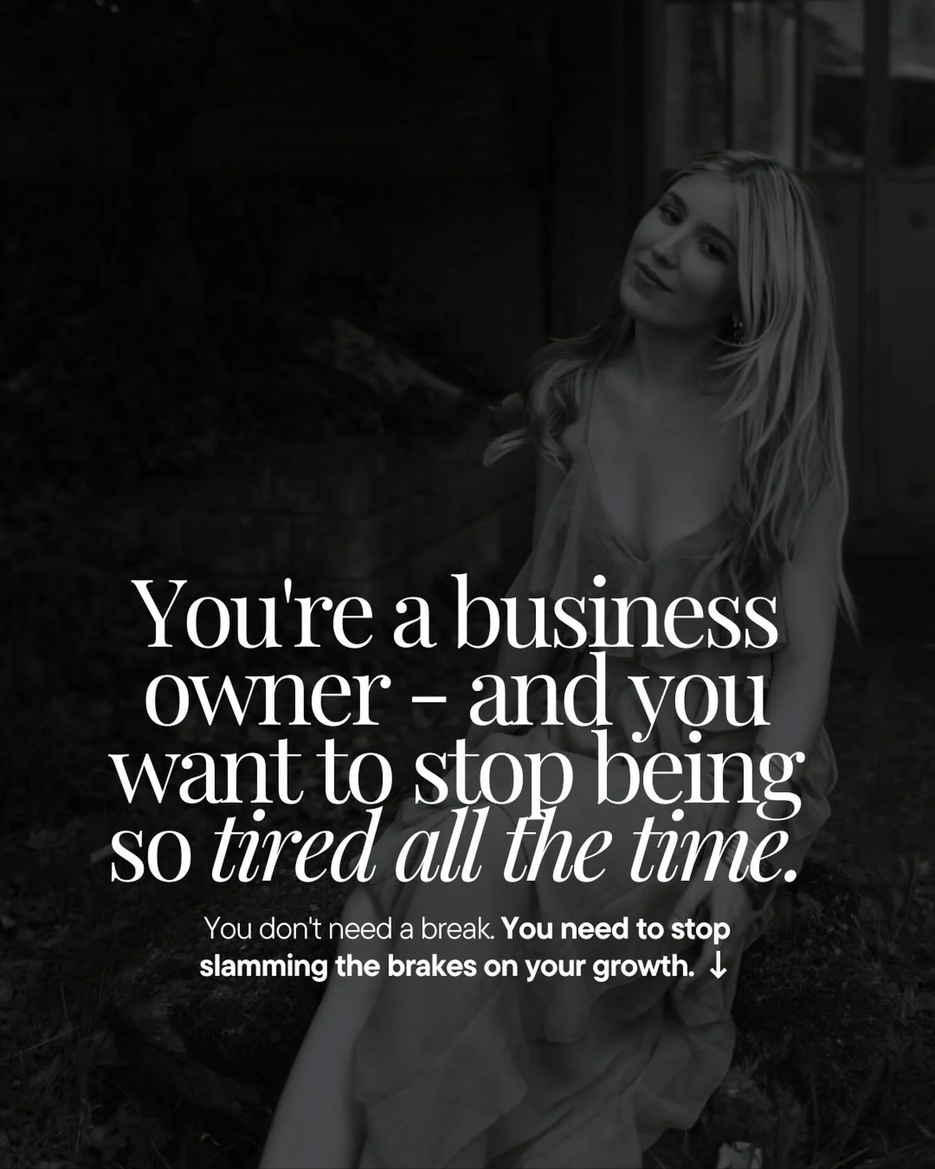 You&rsquo;re a business owner and you feel like a train has hit you.
You could sleep for 100 years and still feel tired.

Last month, my client Ange told her husband she was exhausted.
He said, &ldquo;Maybe you need a break.&rdquo;

But that wasn&rsq