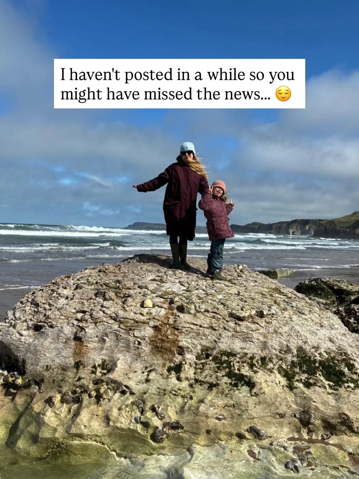 I haven&rsquo;t posted in a while&hellip; so you might have missed the news.

Gracie and I left Germany and started traveling indefinitely.

We started off in Paris, climbing the Eiffel Tower in the pouring rain (lolz).
 Then Northern Ireland (the Gi