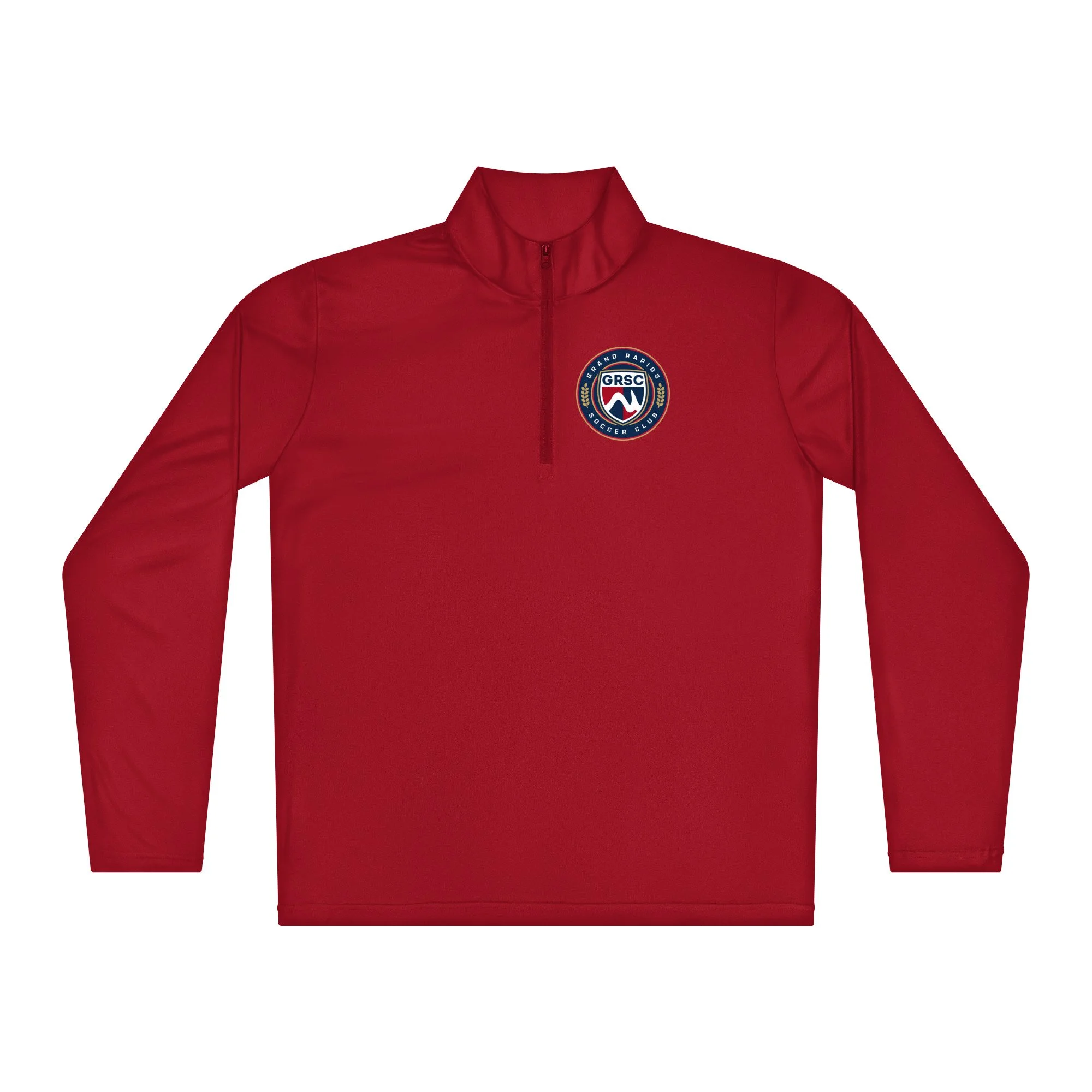 unisex-quarter-zip-pullover-true-red-front-69311097c49ee.jpg