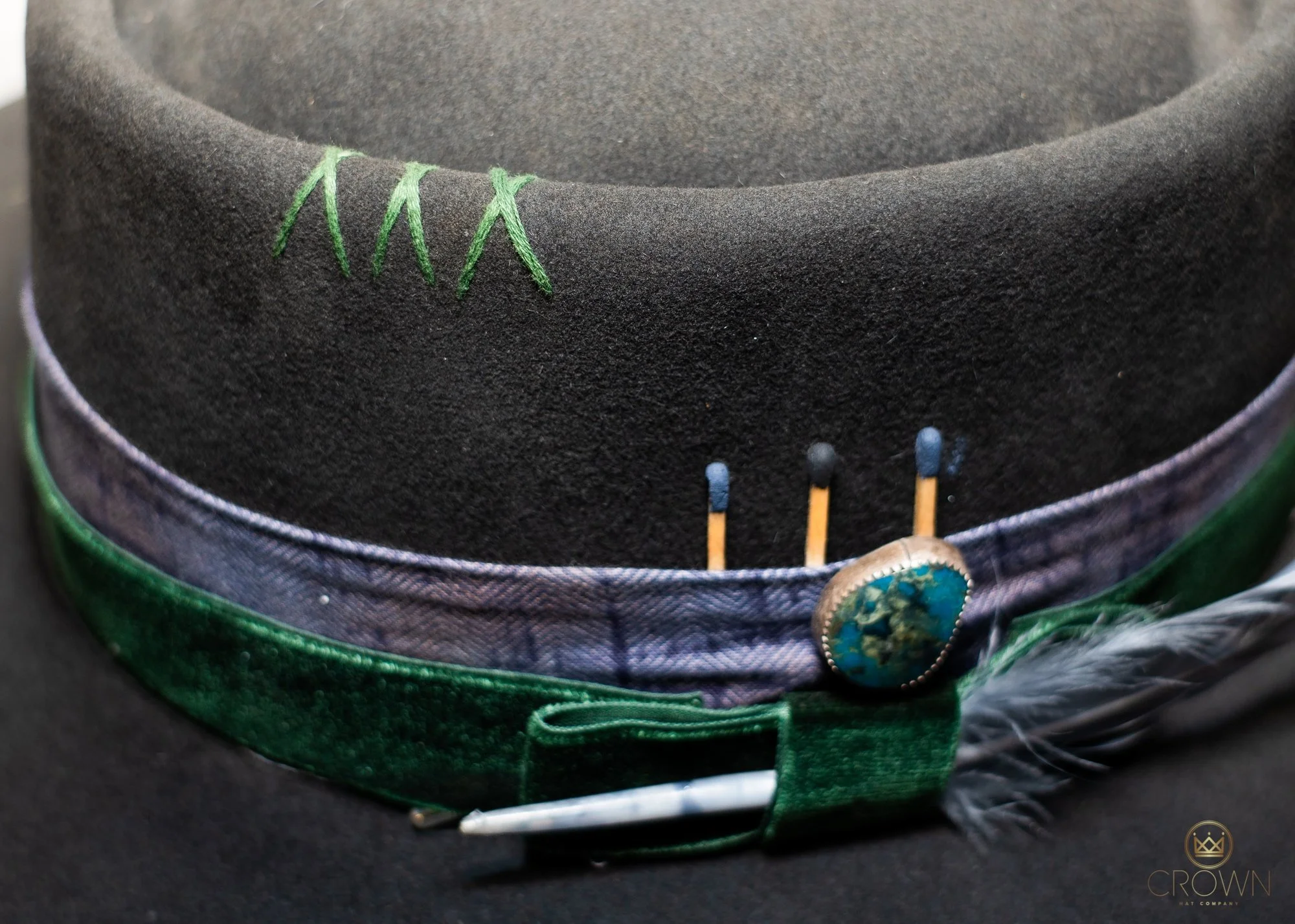 Mid Level Custom Hat (Rabbit/Beaver Blend) — Crown Hat Co