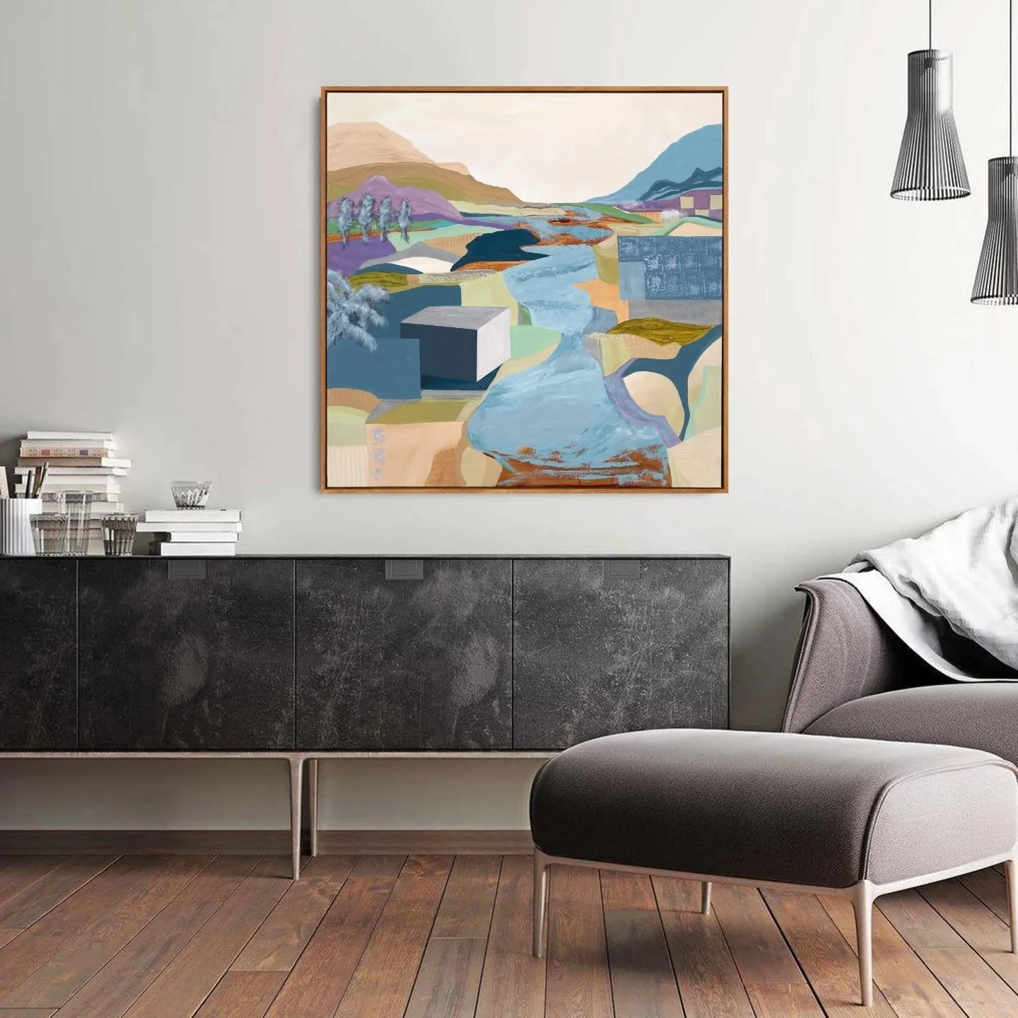 Morning Mist, 2026

I wanted to try and capture the gentle, early morning fog. Those cool tones and frosty hues that turn into a summer day by breakfast. 

Acrylic and pastel and canvas
76cm x 76cm
Framed (79cm x 79cm) and ready to hang.

Signed, dat