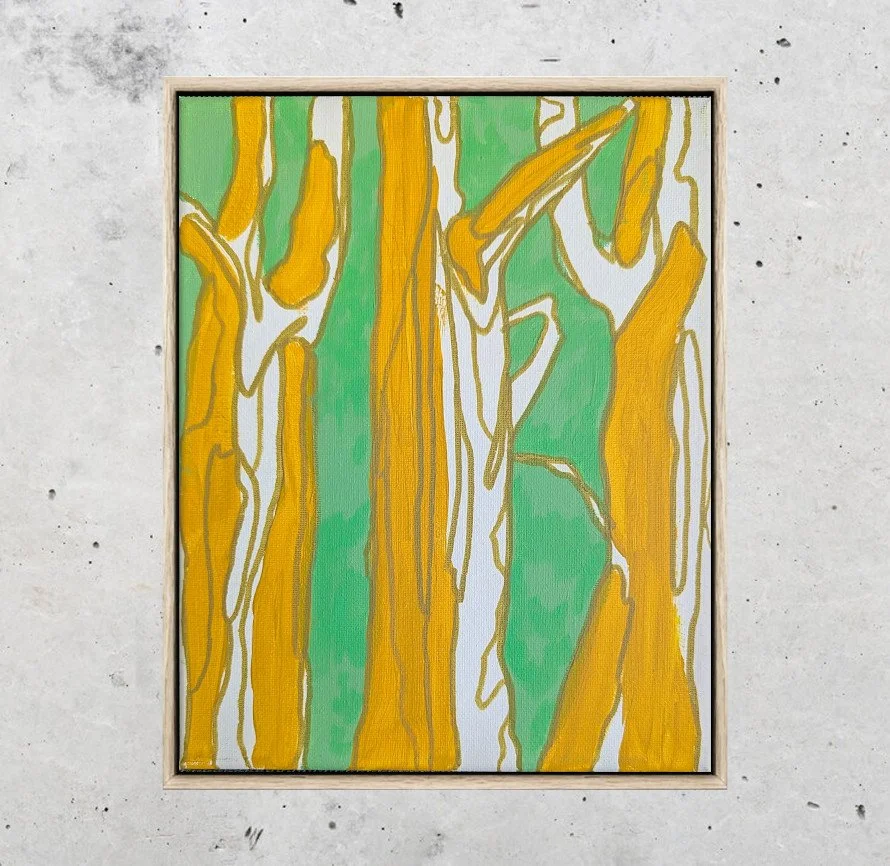 Mini Series - Kintsugi on Green (unframed)