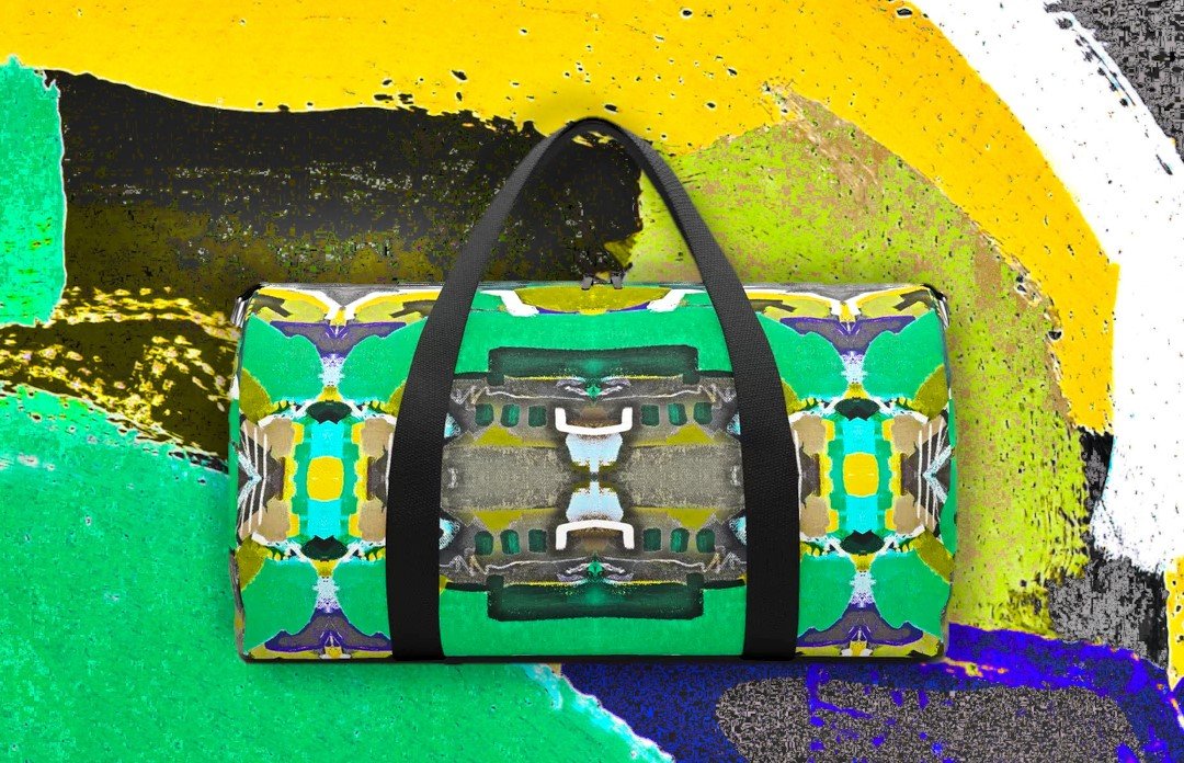 Duffle Bag with pattern design by Bravo Domino