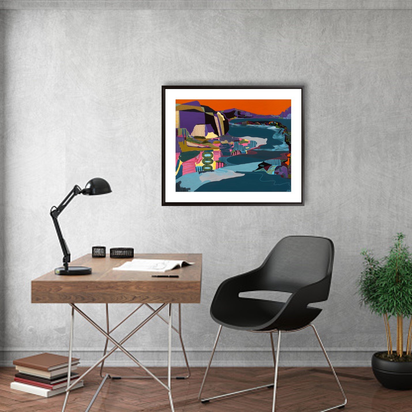 Oasis Print - Mock up Framed In Situ 1.jpg