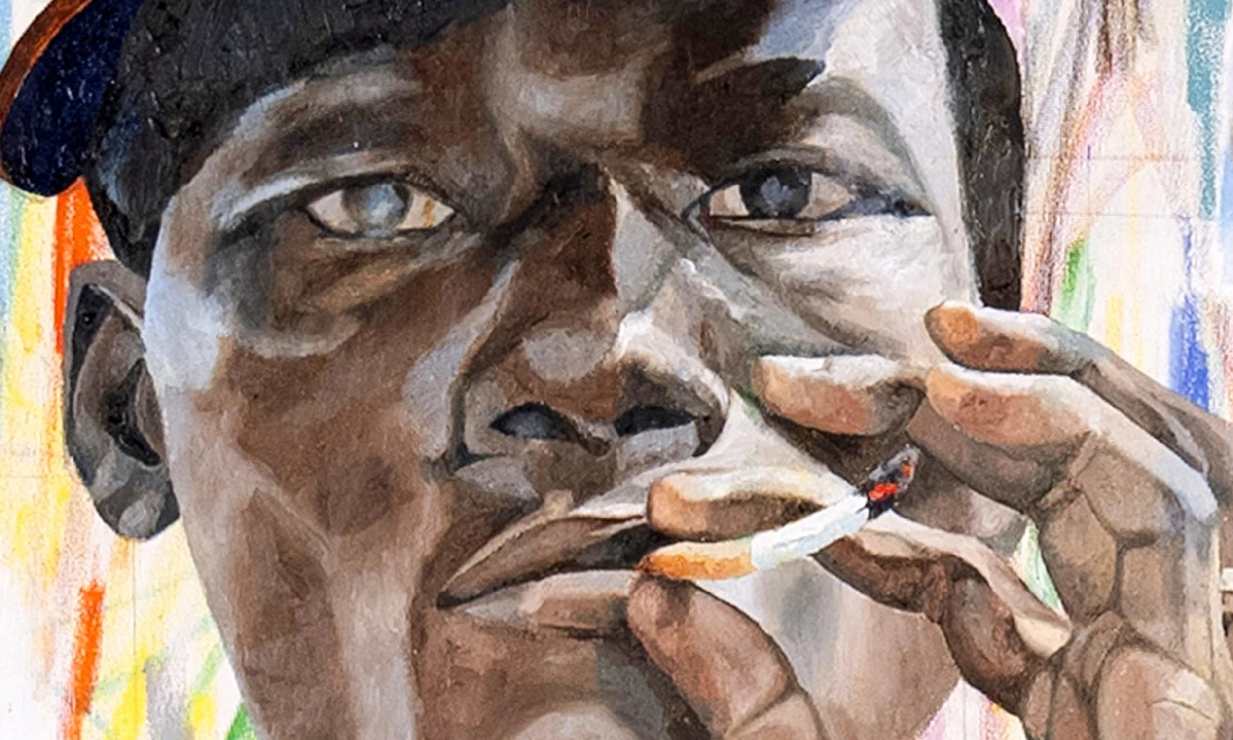 Morning in Fidjrosse. 190X140 oil paint oil pastel on canvas