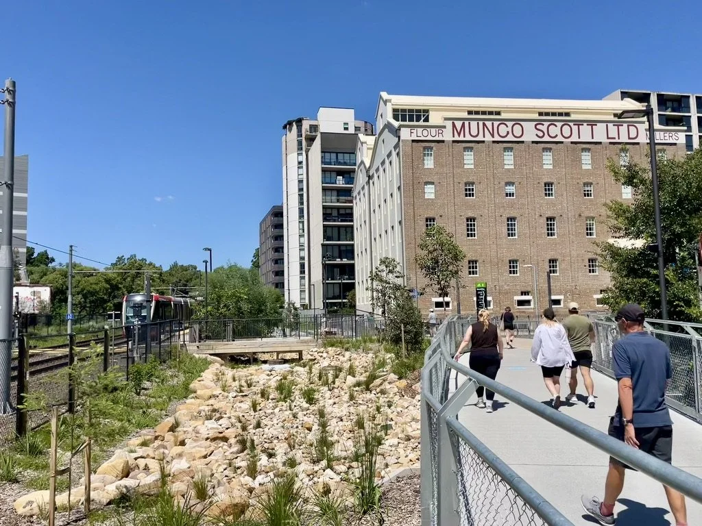 Water sensitive urban design Sydney GreenWay