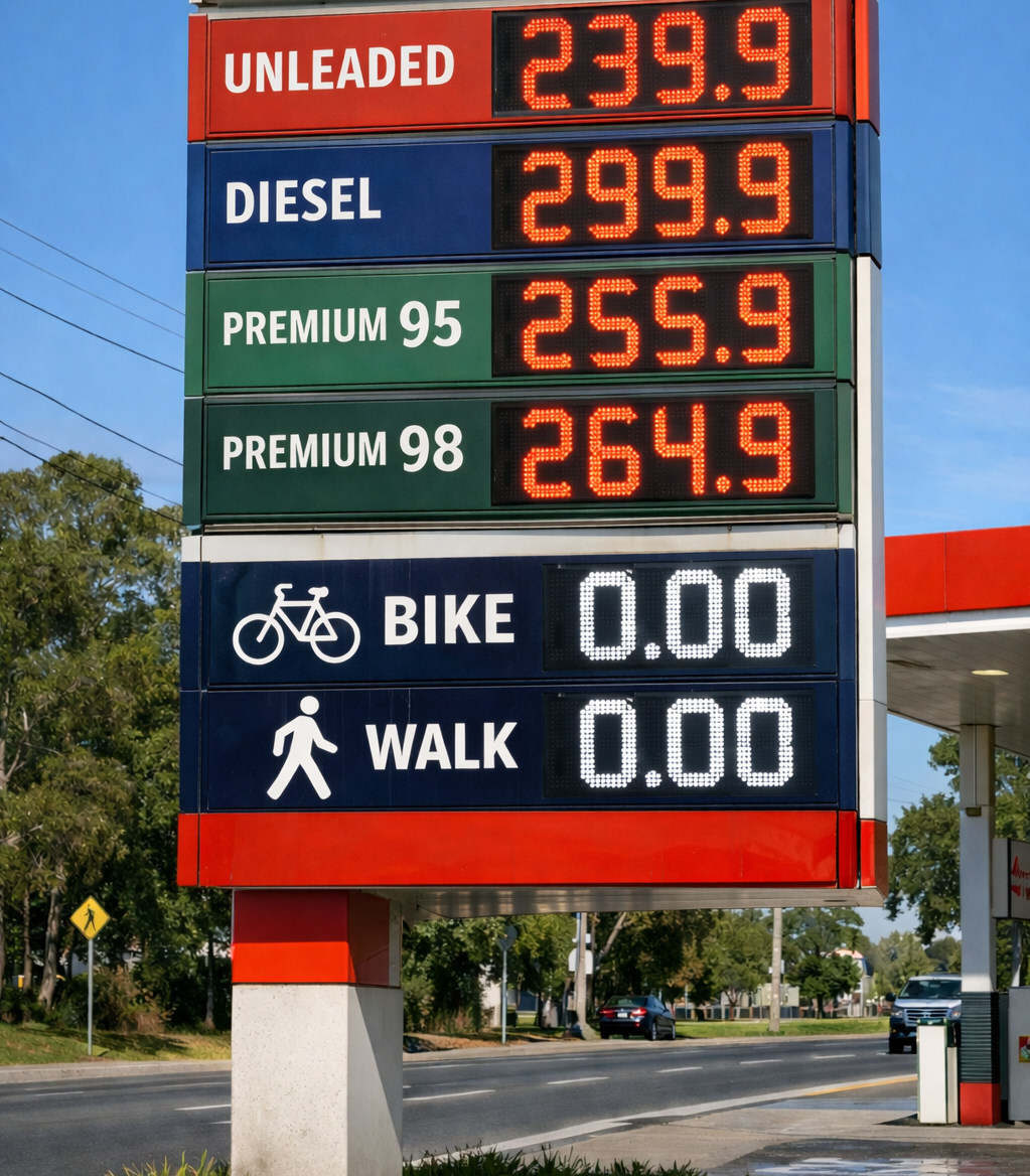 When petrol hits $2.50 a litre, it's time to rethink how we move and how governments act.