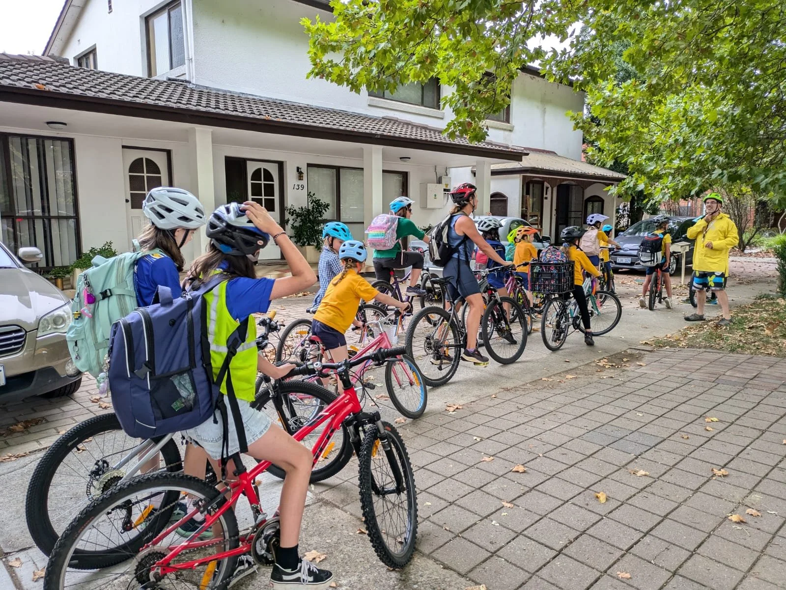 Bike Buses Get Canberra Kids Moving