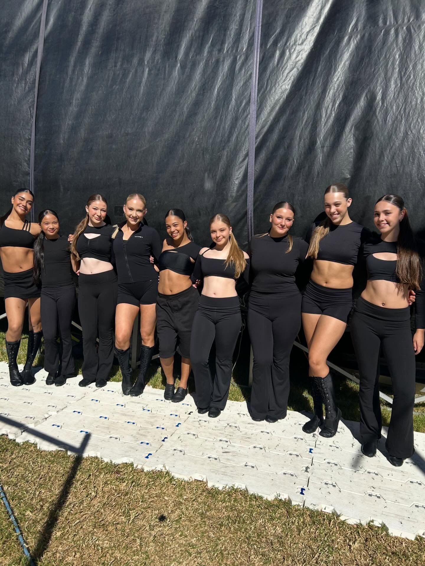 Proud of all our dancers today at the Sydney Family Easter Show performance! So many beautiful smiles &amp; happy faces&hellip; 🩷🤍🖤