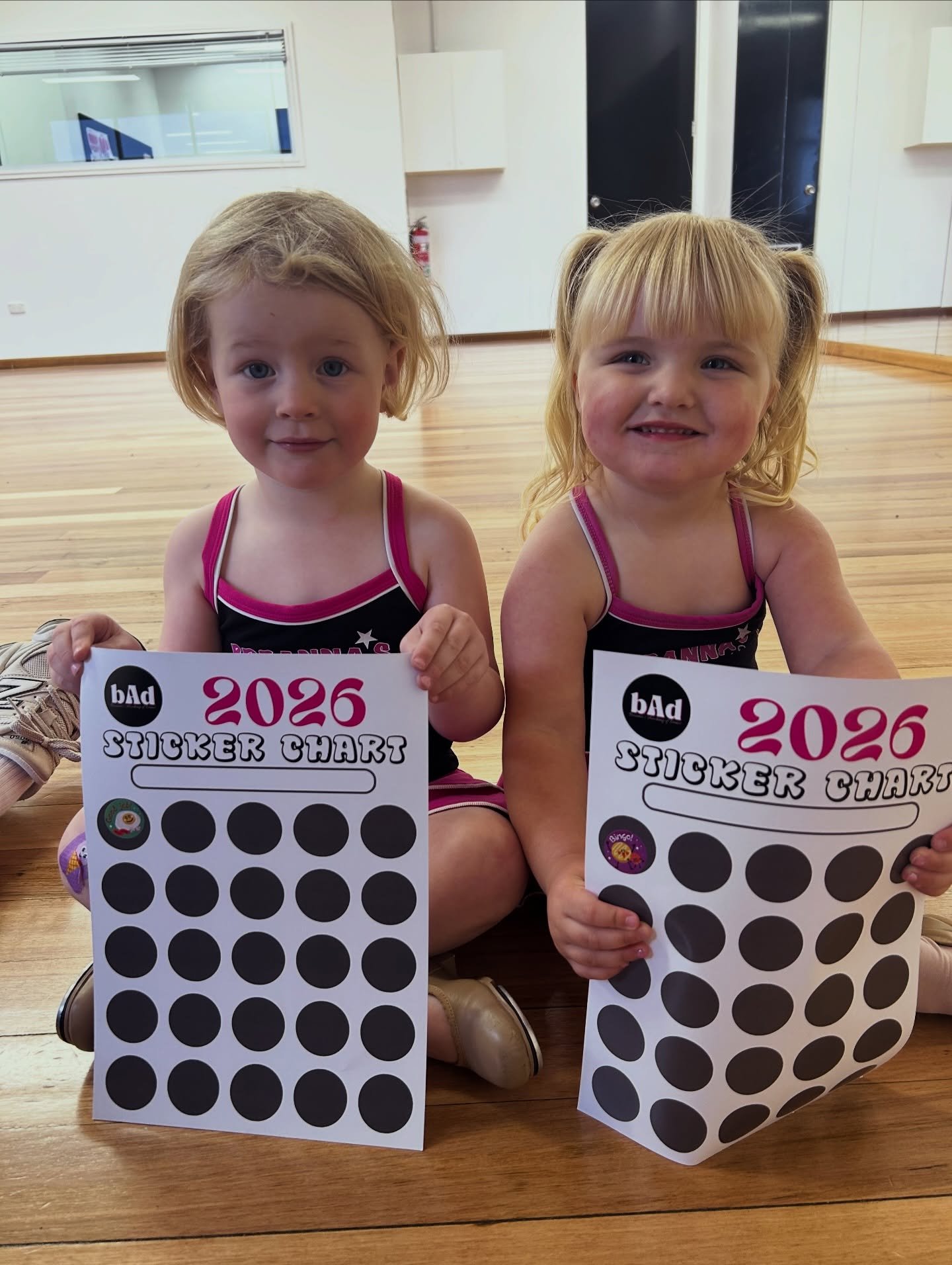 We love sticker time at the end of a big dance class ✨