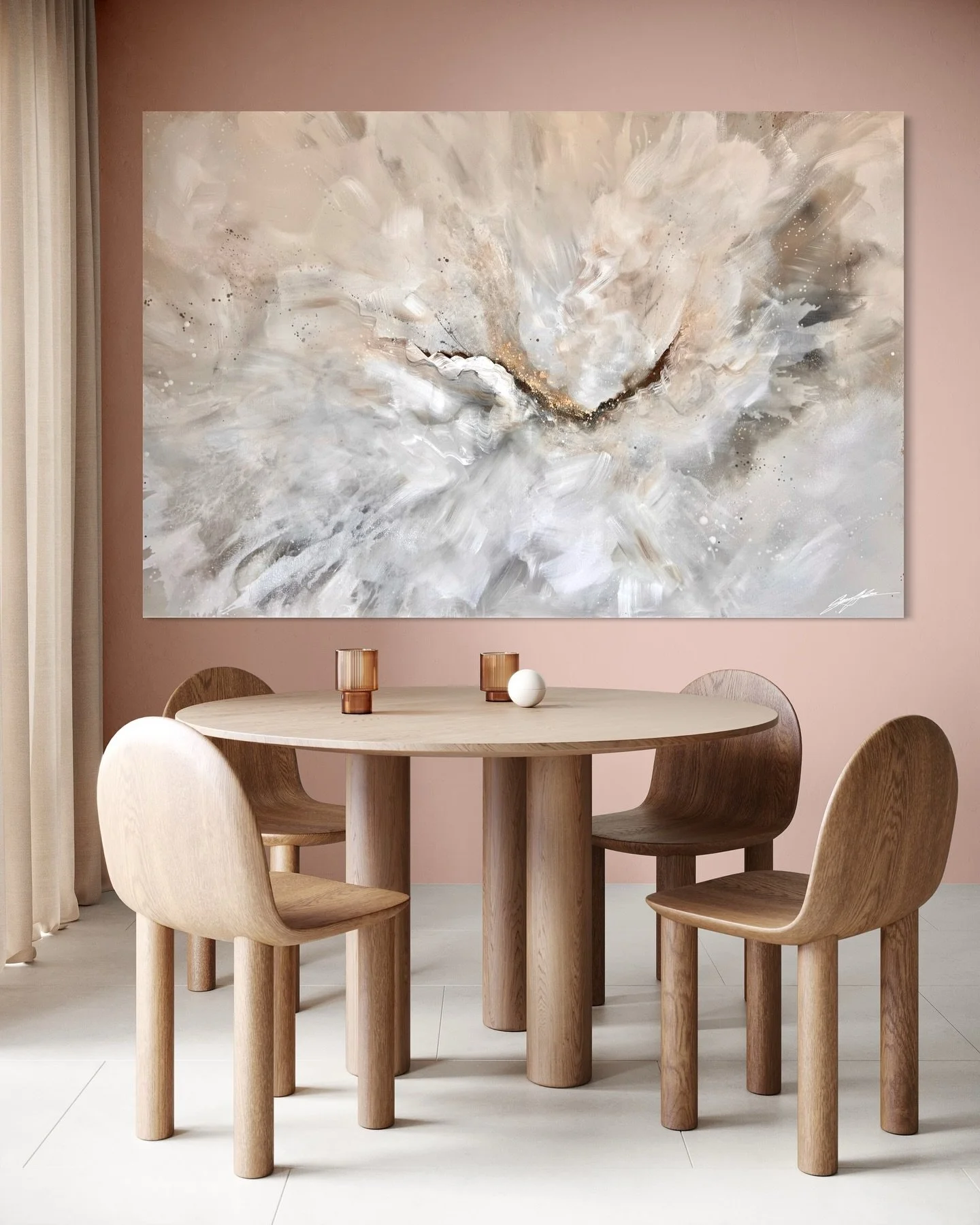 Nyt olisi pitk&auml;st&auml; aikaa isoa ja herkk&auml;&auml; 🪽✨🕊️

&rdquo;Tuuli kuiskasi nime&auml;si&rdquo;

180x120
Vaaleat reunat 

1400&euro; sis.toimitus tai 1200&euro; noudolla 🩷