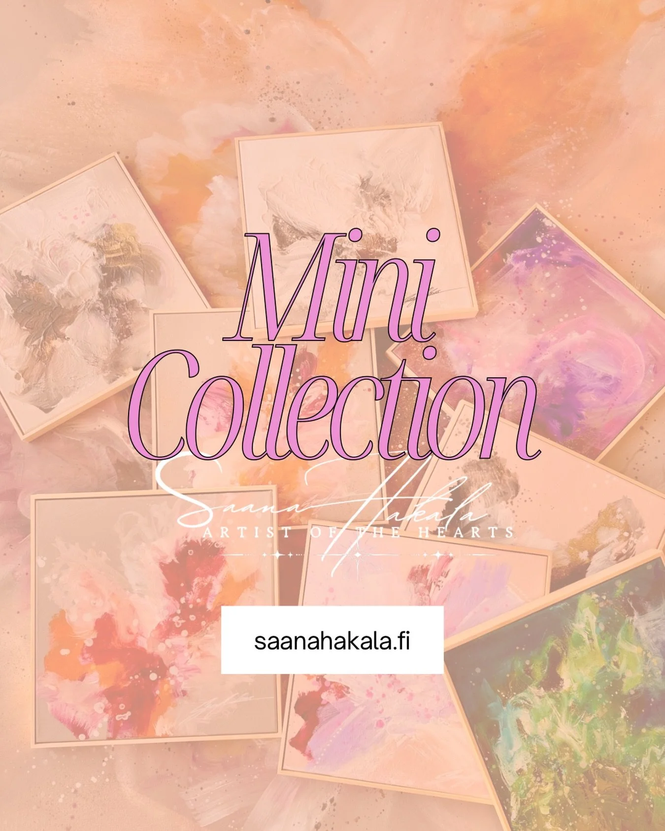 Onko joululahjat viel&auml; etsinn&auml;ss&auml;? Tai haluaisitko ilahduttaa itse&auml;si? 💕

N&auml;m&auml; maailman suloisimmat 30x30 kokoiset valmiiksi tammikehyksiss&auml; olevat teokset tulevat myyntiin maanantaina 15.12. Klo 18 mun verkkokaupp