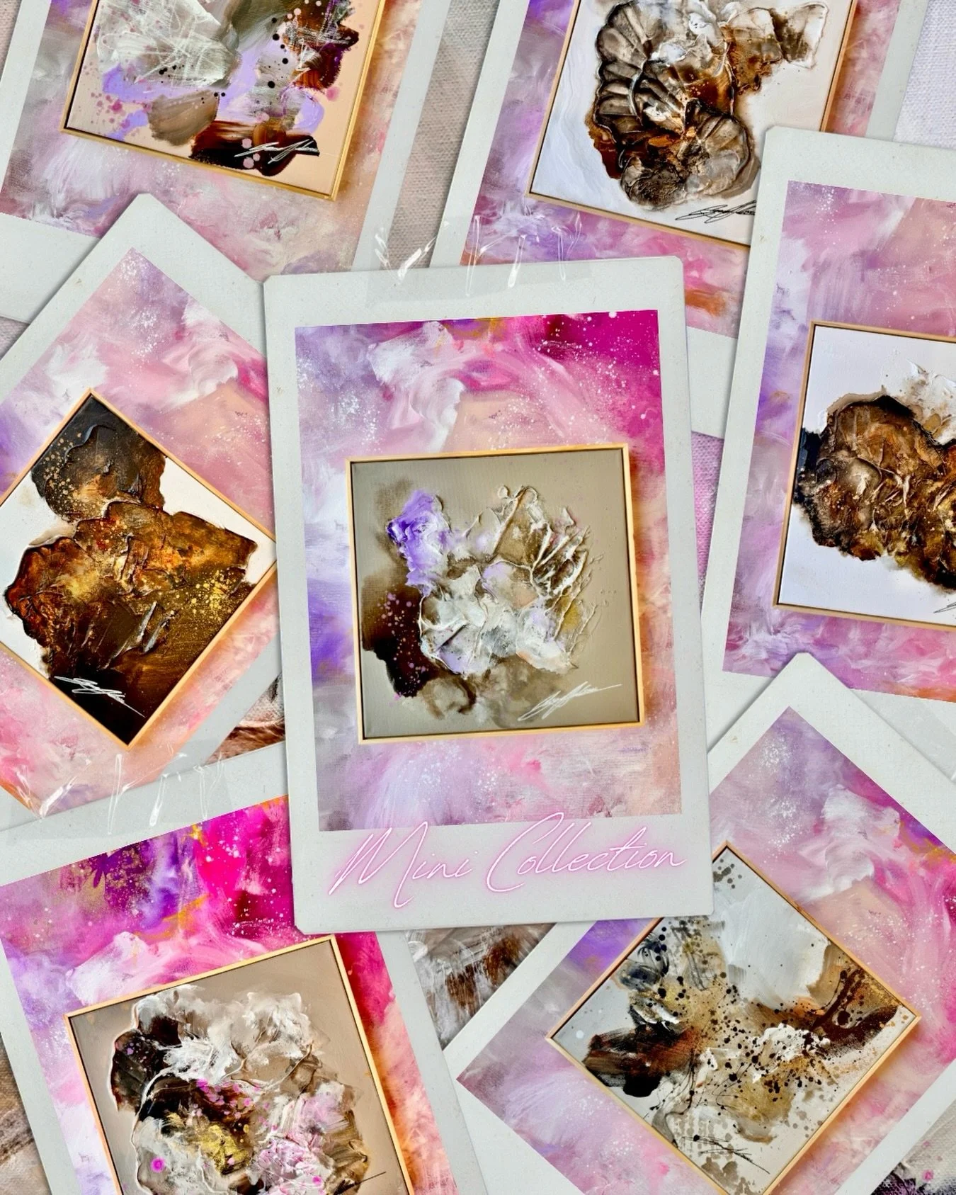 Mini Collection vol.3 🧚✨🎨🩷

Keskiviikkona 21.1. klo 20 verkkokauppa t&auml;yttyy taas mit&auml; suloisimmista tauluherkuista osoitteessa saanahakala.fi 🧁