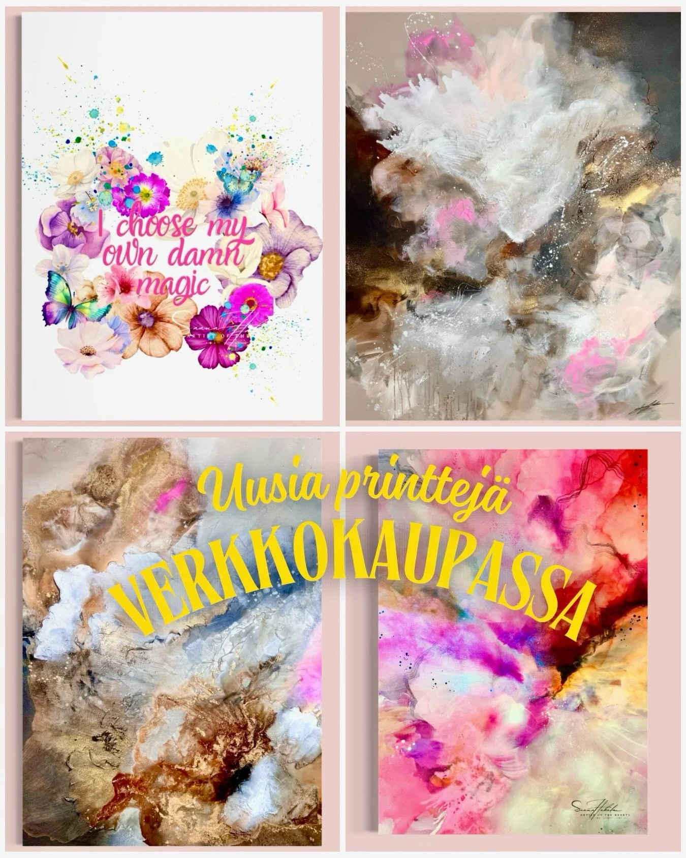 Pieni er&auml; edullisia printtej&auml; nyt verkkokaupassa saanahakala.fi 🧚🌸🌈🩷🍬🎀

Ole nopea, n&auml;it&auml; on vain 10 kpl 🤭