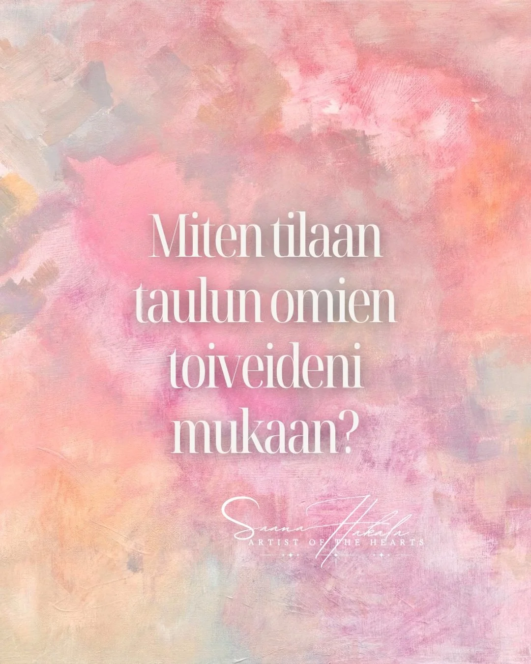 Ohjeet tilauksiin 🌸✨🪽🎀