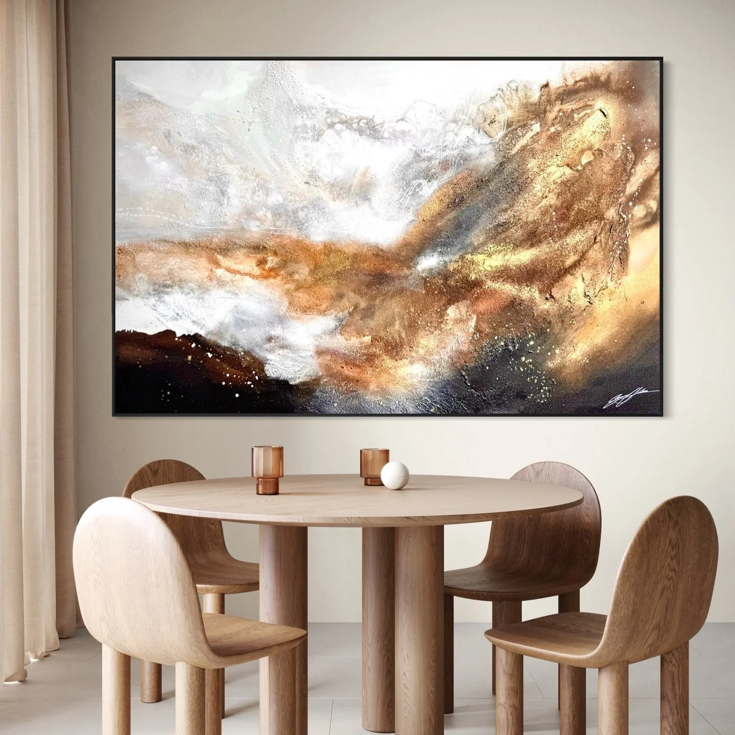 &Auml;&auml;nt&auml;vaimentava tekstuurihiekkataideteos 🤎✨🪽

&rdquo;T&auml;htiin kirjoitettu&rdquo;
150x100 
Mustat reunat
Aina ripustusvalmiina 🖤

Saatavilla // 1300&euro; sis.toimitus tai 1000&euro; noutotarjous