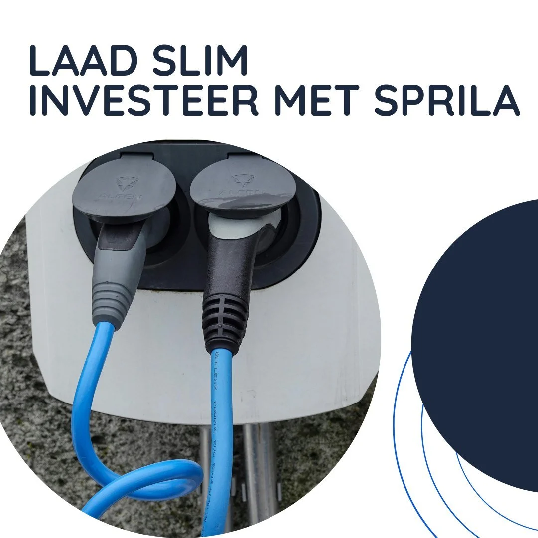 Slim laden begint bij slimme keuzes.

Met SPRILA investeer je voordelig in laadpunten op je bedrijfsterrein &mdash; en krijg je een deel van de kosten terug.

- totaal budget: ruim &euro; 60 miljoen
- aanvragen kan tot 19 december 2025
- klaar voor e