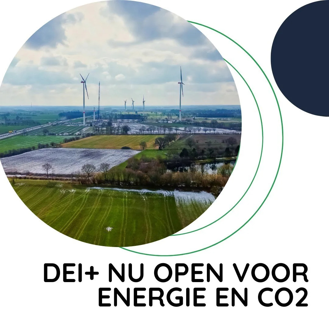 DEI+ subsidie vanaf vandaag open!

Werk je aan een innovatieve techniek om energie te besparen of CO₂-uitstoot te verminderen? Met de DEI+ subsidie kun je jouw innovatie testen of demonstreren binnen je bedrijf en financi&euml;le steun krijgen.

Voor