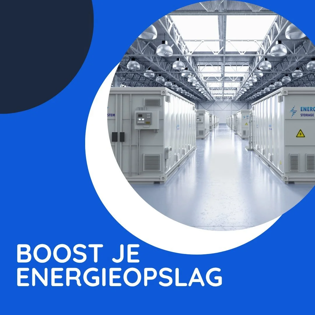 Last van netcongestie?

Je bent niet de enige. Veel bedrijven in de maakindustrie lopen vast doordat het stroomnet vol zit. Gelukkig zijn er slimme oplossingen:

- batterijopslag
- zonnepanelen
- energiemanagement
- slimme aansturing van machines

En