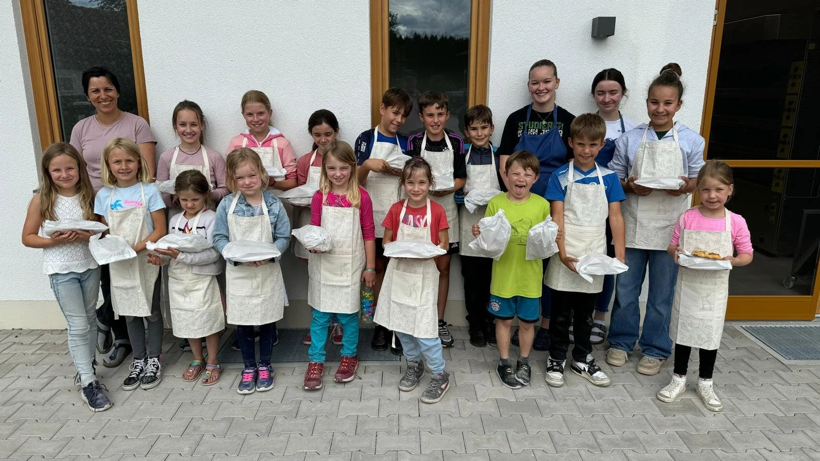Backen am Pilchhof mit Kindern