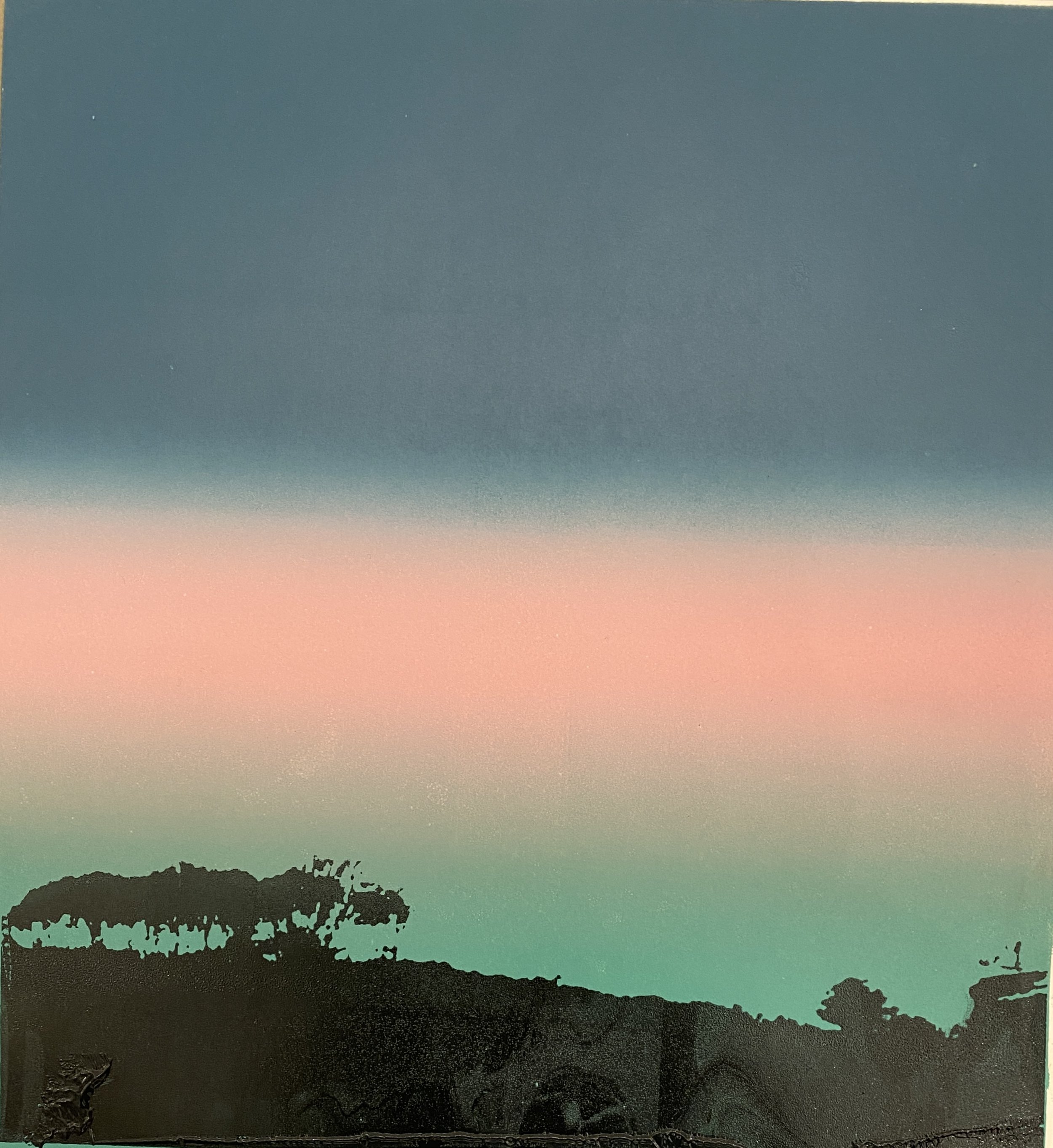 "Beverley Westwood" 8/30 screenprint over graduated roll