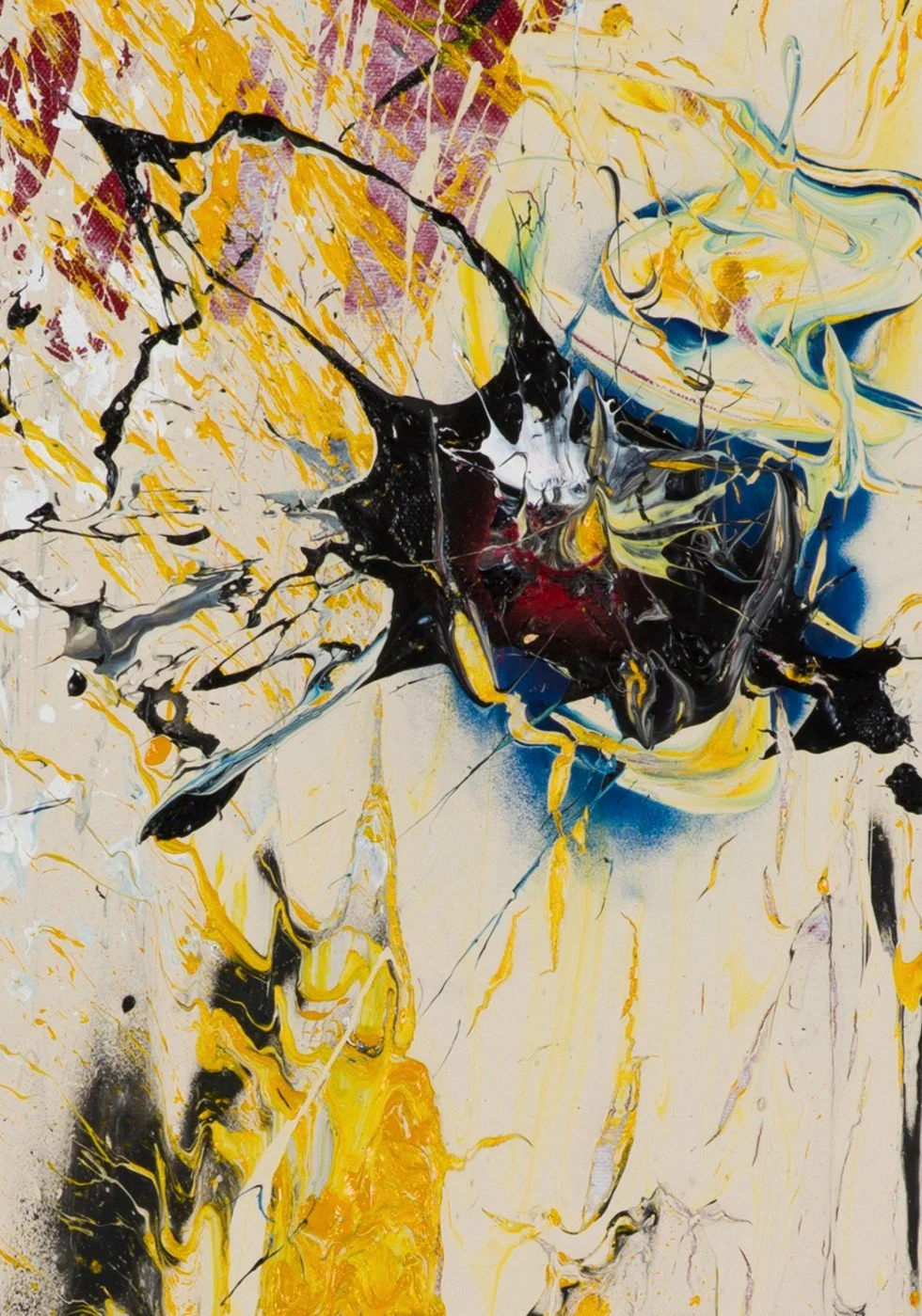 Detail. Confused, 2015. Acrylic on canvas, 195x136cm, inv.GM15-01. © Gís Marí  