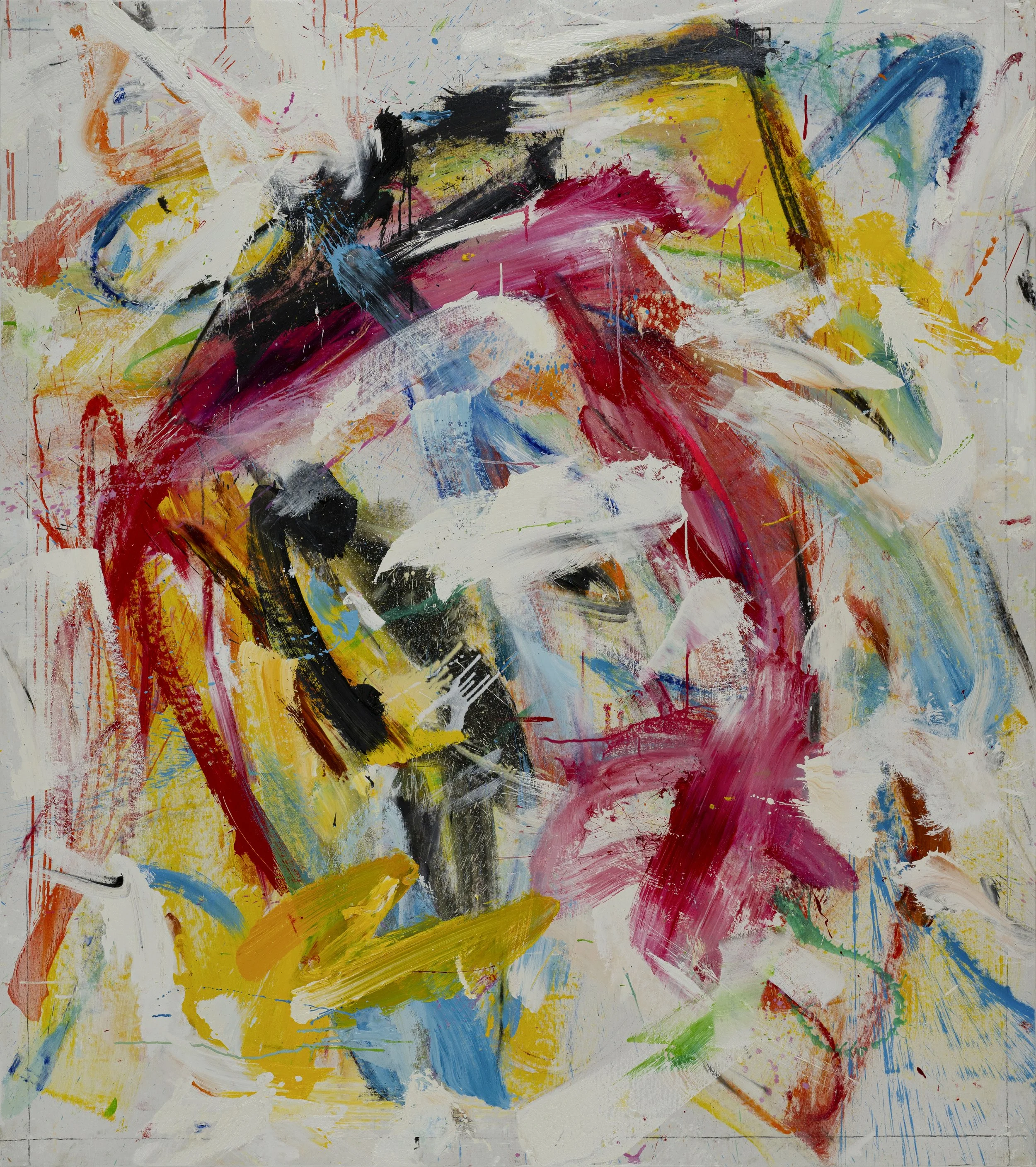 A reflection only known to me, 2025-2026. Oil on canvas, 163x145cm, inv.GM26-03. © Gís Marí