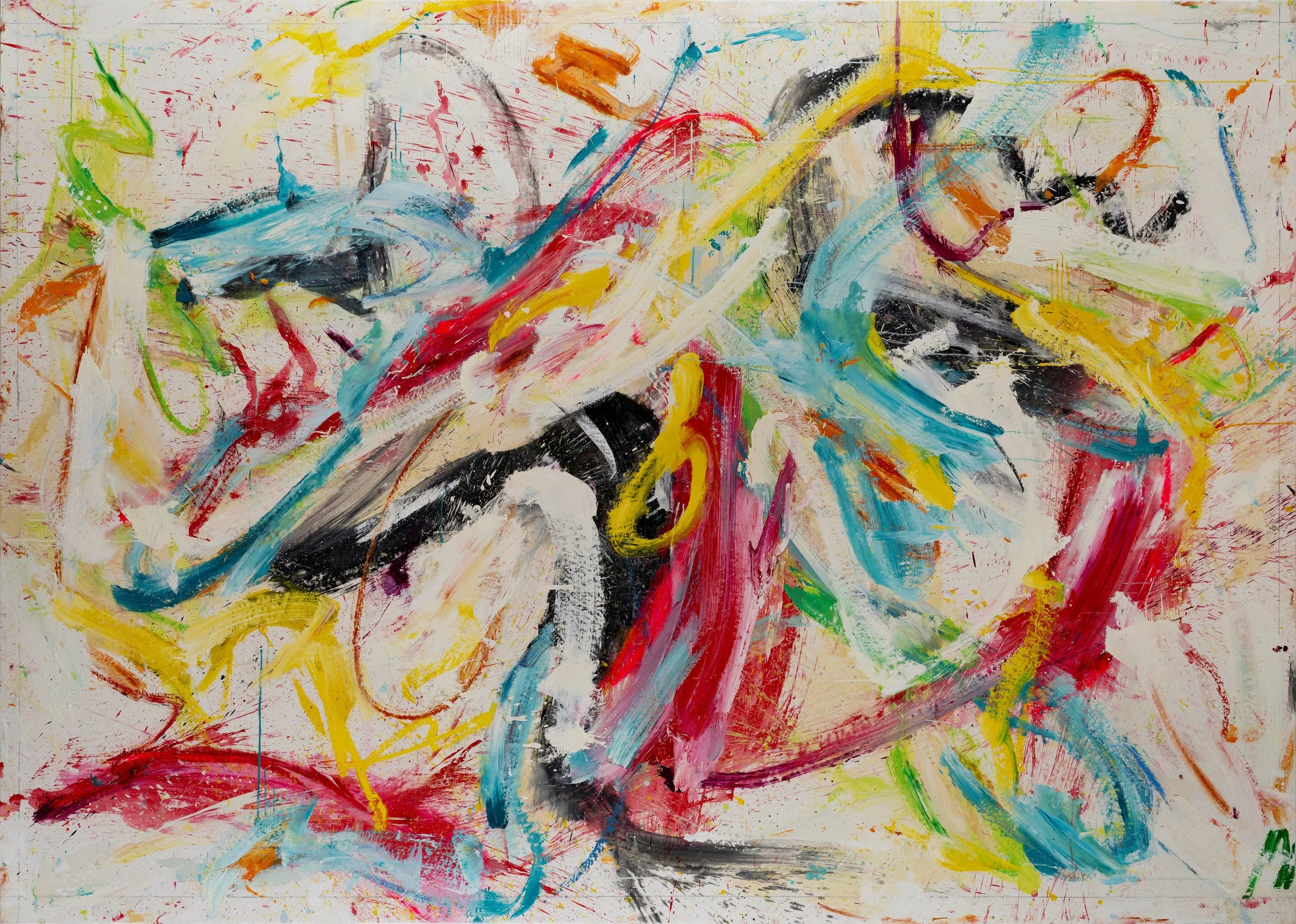 Sweet abyss, 2026. Acrylic and oil on canvas, 211x296cm, inv.GM26-11. © Gís Marí