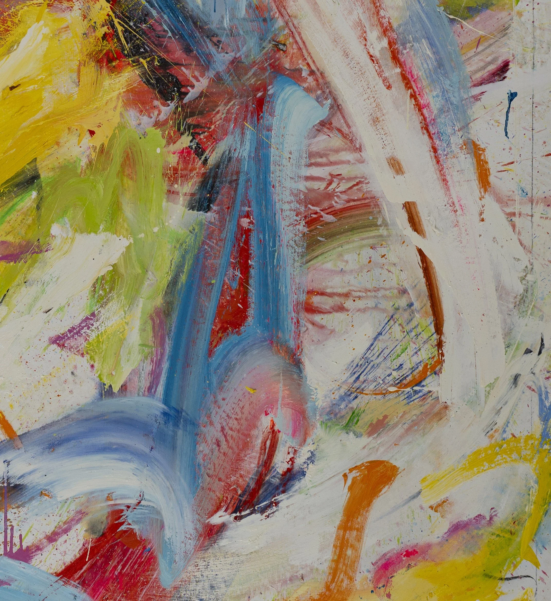 Detail. The ocean doesn’t judge, 2025-2026. Oil on canas, 196x180cm, inv.GM26-02. © Gís Marí