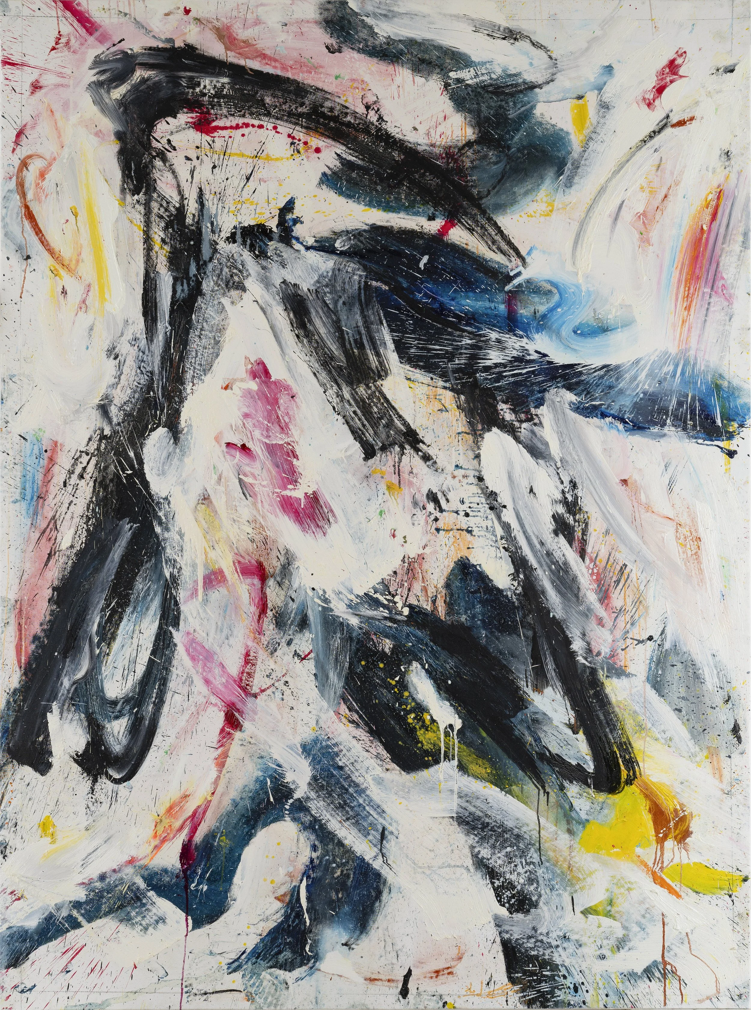 Shadow dancer I, 2026. Oil on canvas, 210x156cm, inv.GM26-08. © Gís Marí