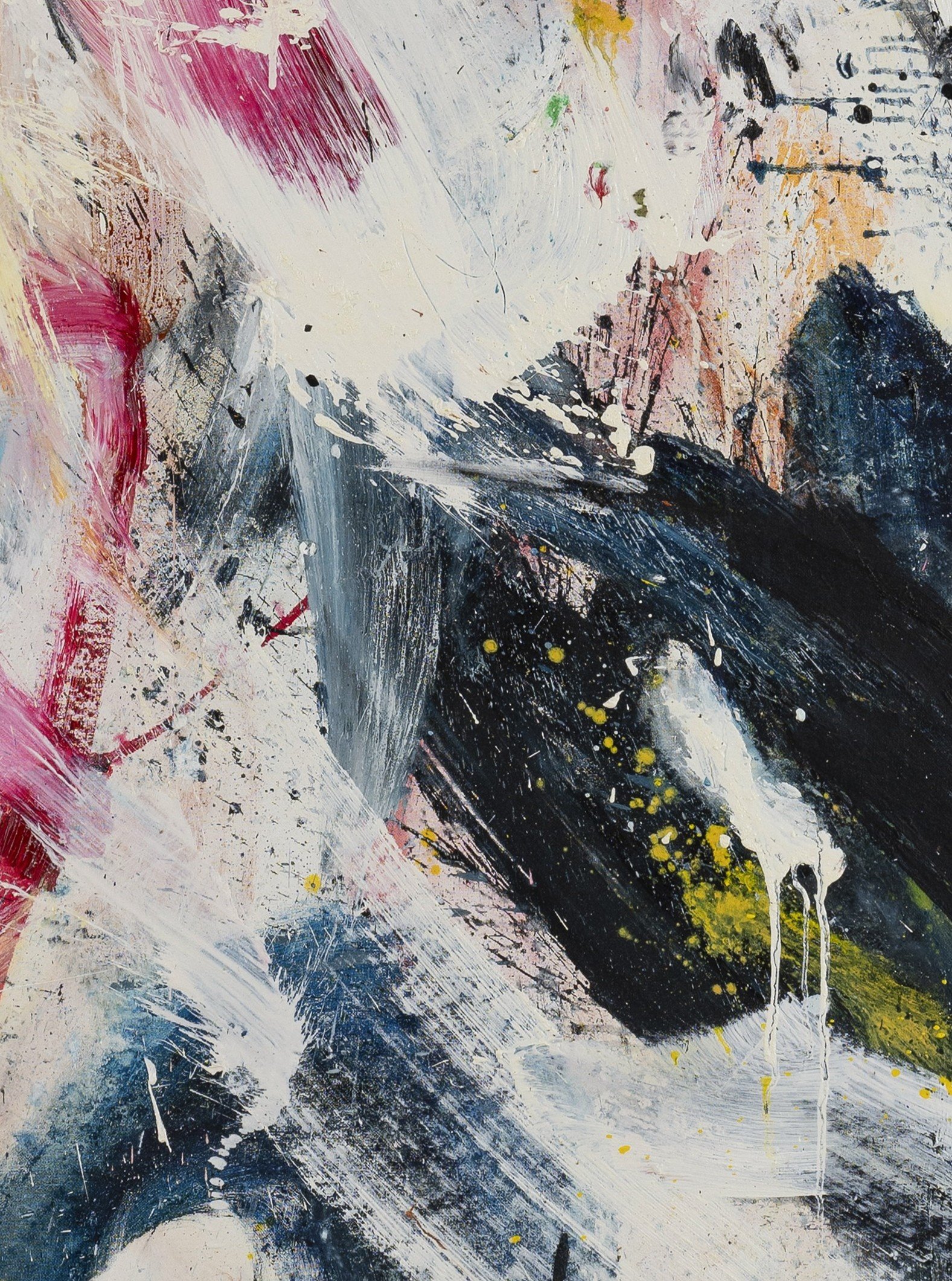 Detail. Shadow dancer I, 2026. Oil on canvas, 210x156cm, inv.GM26-08. © Gís Marí