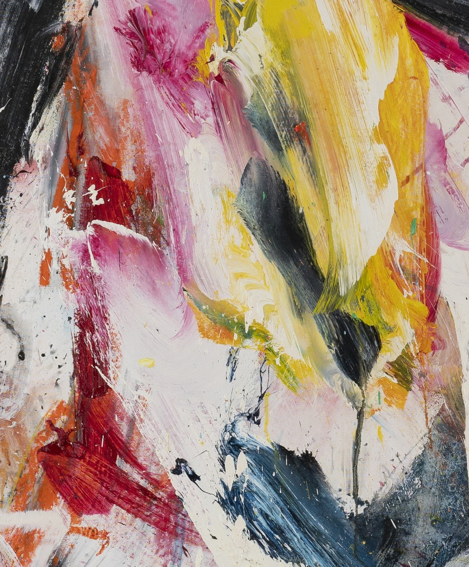 Detail. Shadow dancer II, 2026. Oil on canvas, 209x173cm, GM26-09. © Gís Marí