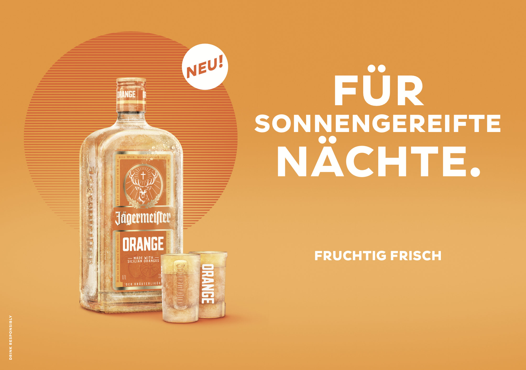 jägermeister - orange launch kampagne