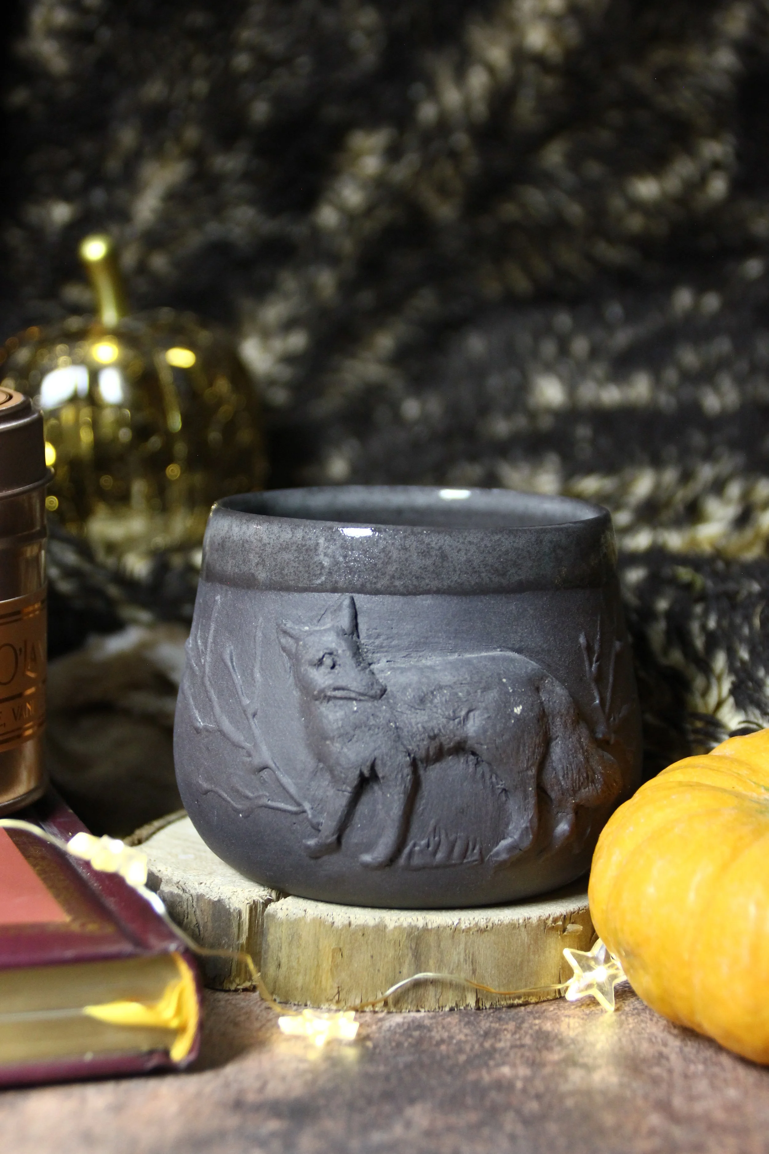 Tasse Noir Loup