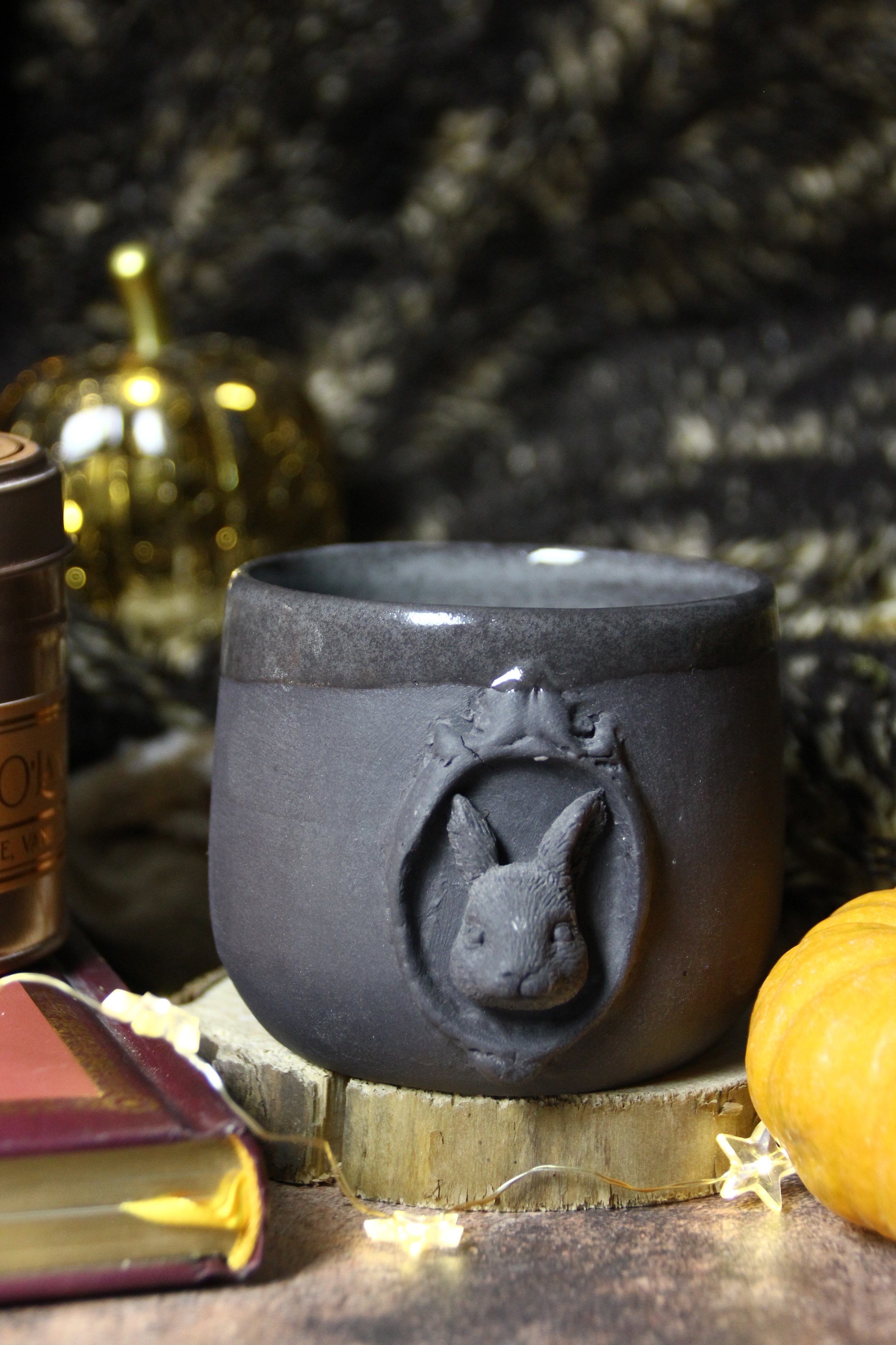 Tasse Noir Lapin